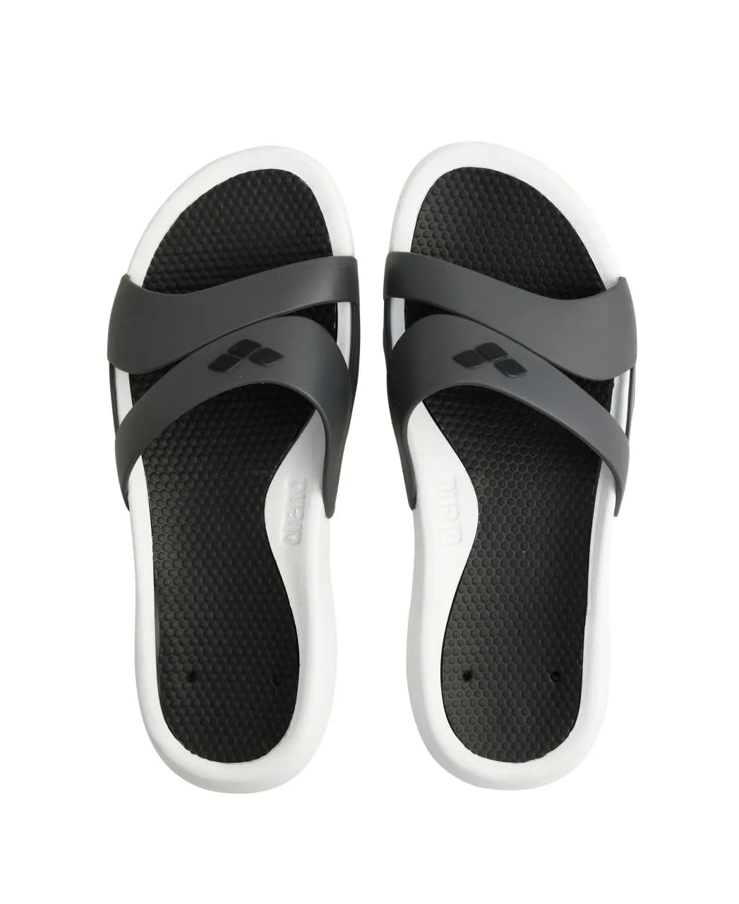 Arena Nina Sandali Donna, Bianco Grigio Scuro Nero, 39 EU - immagine 1