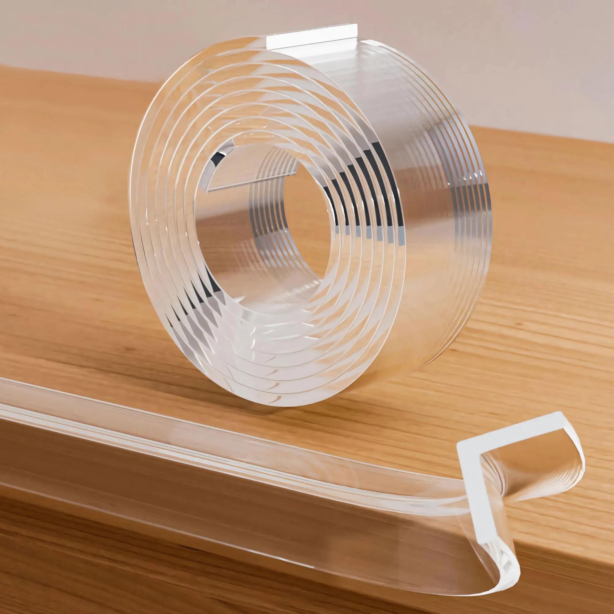 Loiion Protection Bebe de Table et Meuble Transparente, Nano Tape 5m x 2cm - immagine 1