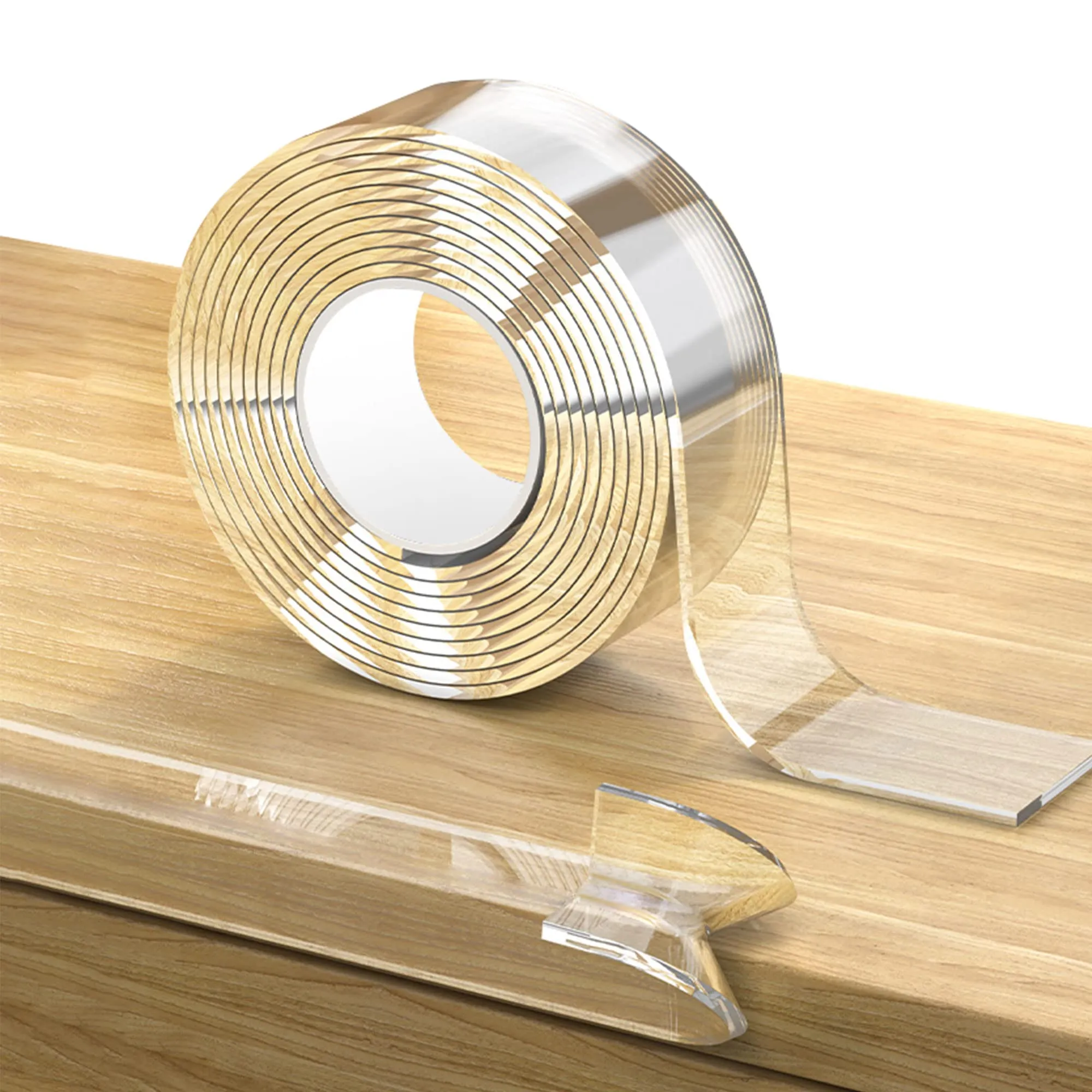 Loiion Protection Bebe de Table et Meuble Transparente, Nano Tape Adhésif Extra Forte, 3m x 2cm - immagine 1