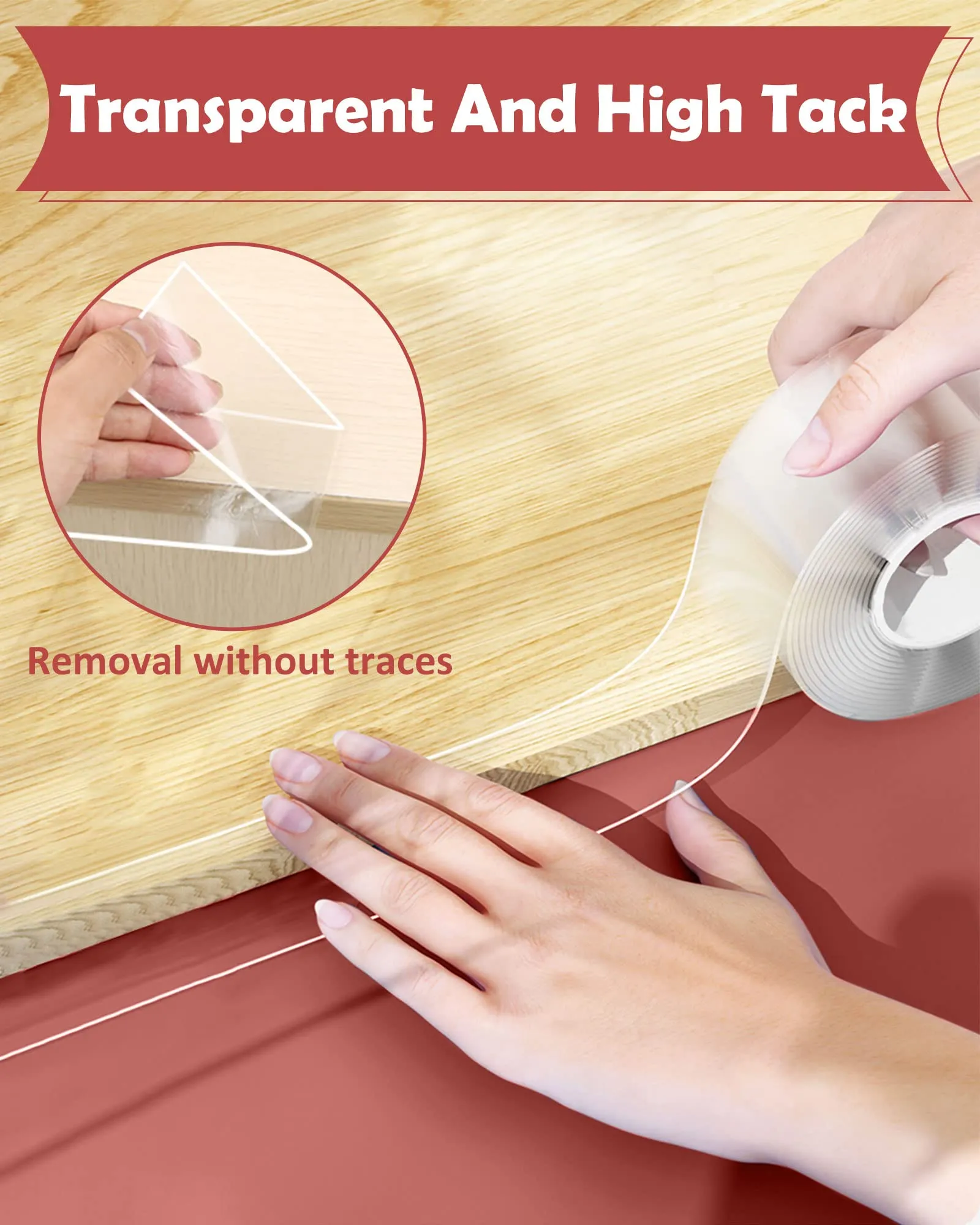 Loiion Protection Bebe de Table et Meuble Transparente Nano Tape, 10m x 2cm - immagine 2