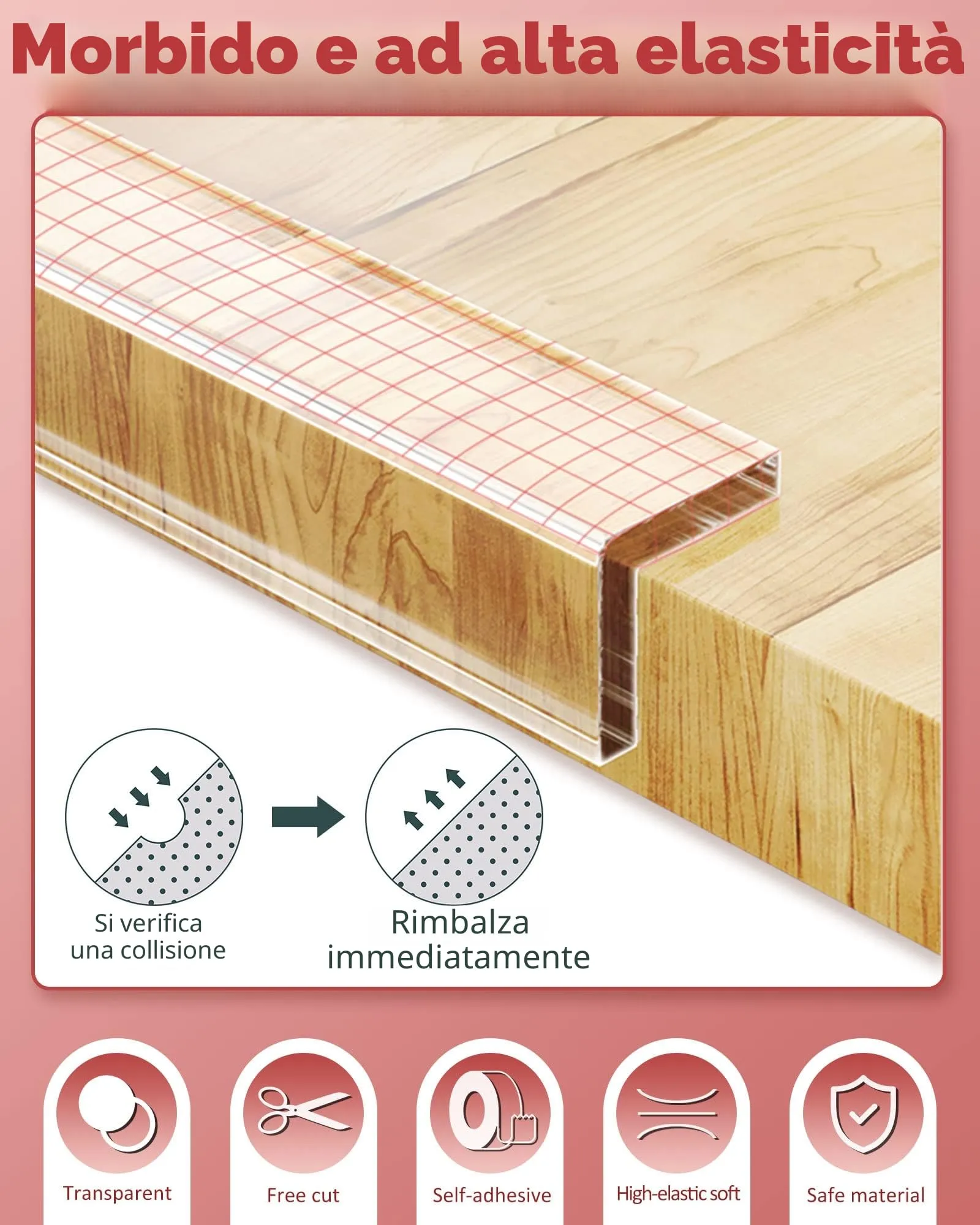 Loiion Protection Bebe de Table et Meuble Transparente Nano Tape, 10m x 2cm - immagine 4