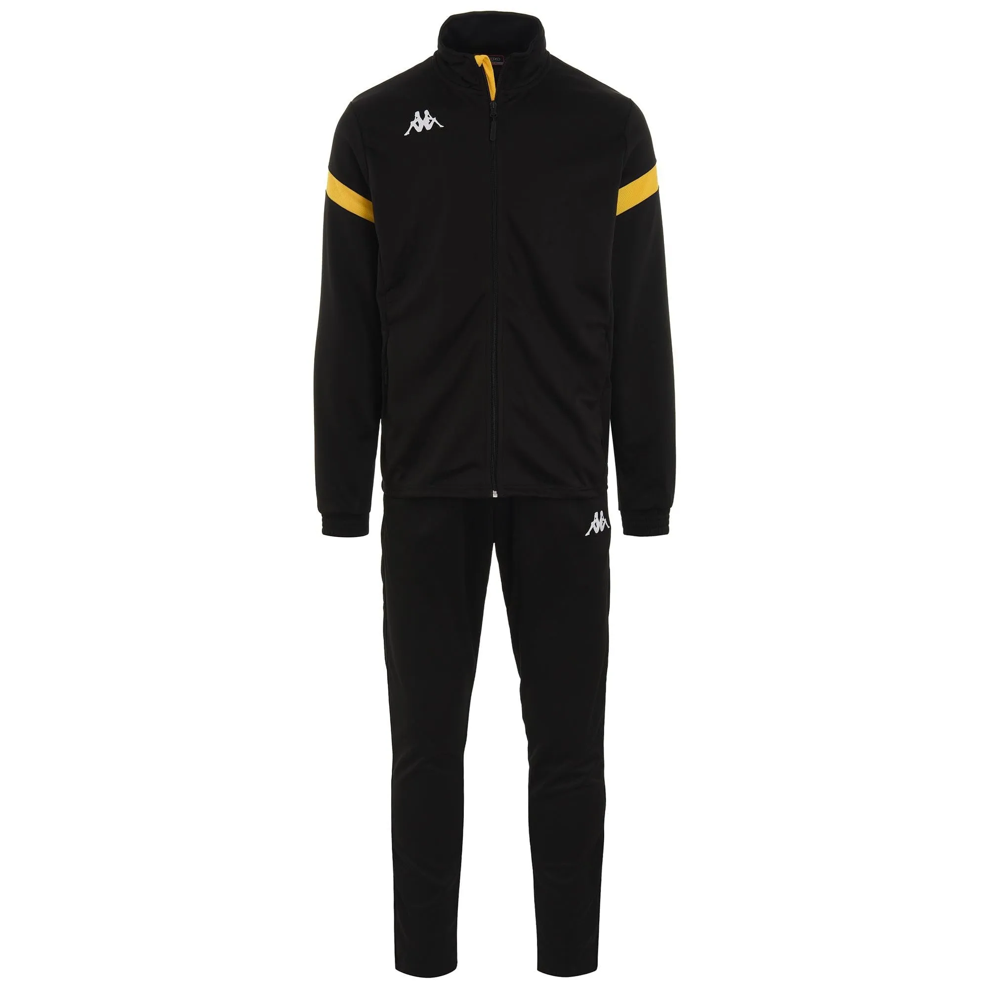 Kappa Dalcito Tuta da ginnastica, Nero / Giallo, 4XL Unisex Adulto - immagine 1