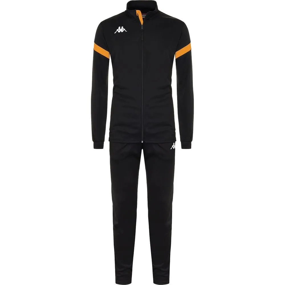Kappa Dalcito Tuta da ginnastica, Nero/Arancione, 4XL Unisex Adulto - immagine 1