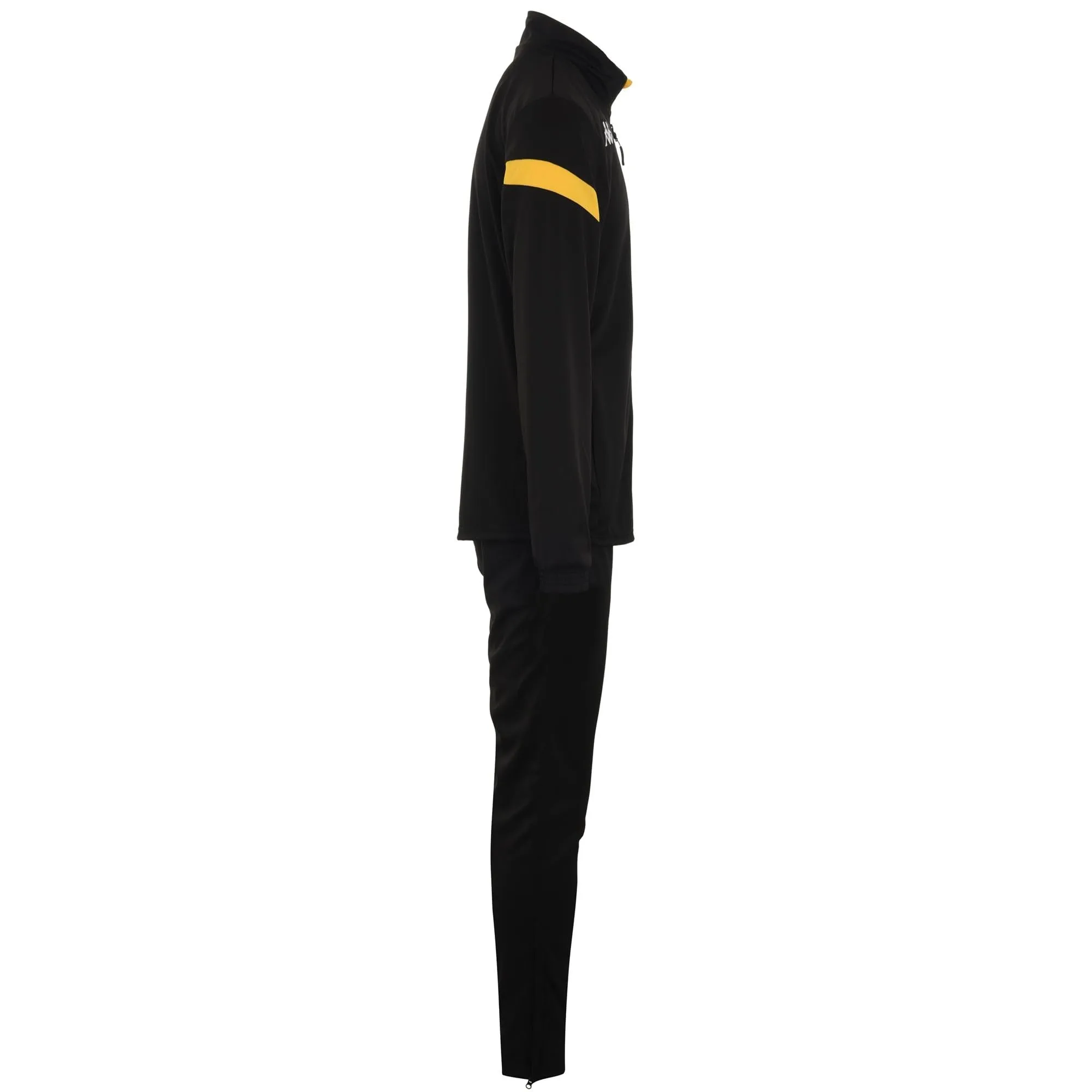Kappa Dalcito Tuta da ginnastica, Nero / Giallo, L Unisex Adulto - immagine 2