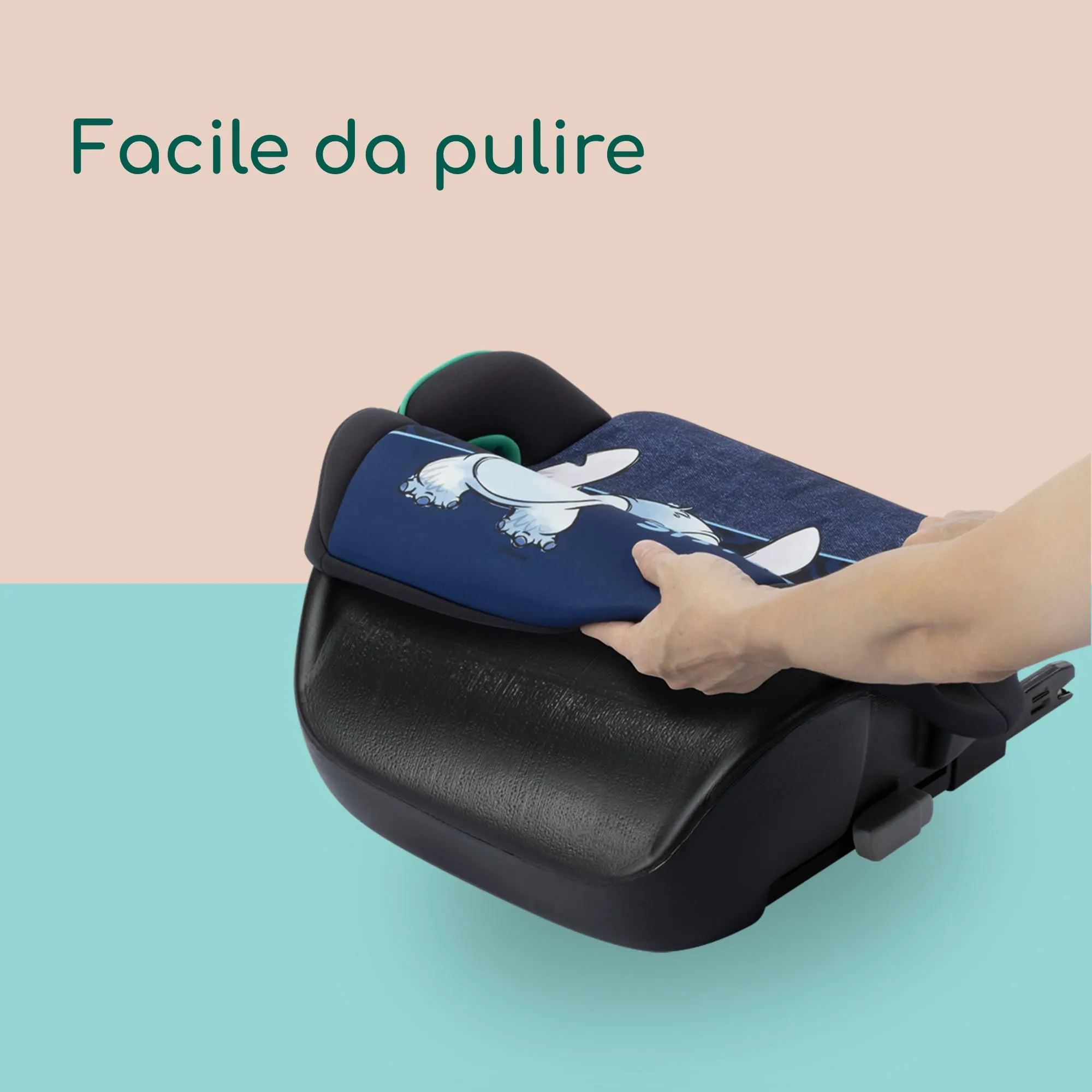 Bebeconfort Disney Manga i-Fix ISOFIX Booster Seat, 128–150cm, Authentic Stitch - immagine 7