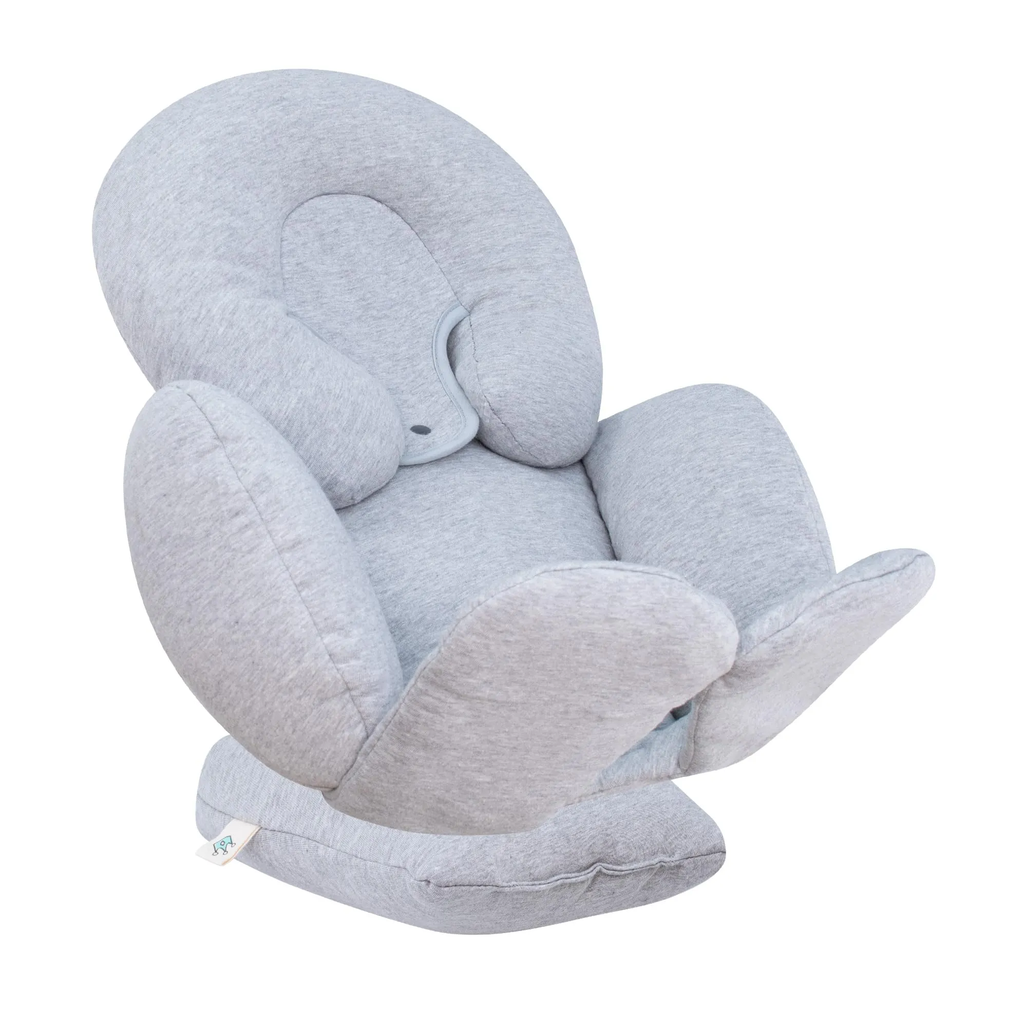 JYOKO Riduttore Antiallergico Universale per Ovetto, Passeggino e Navicella in Cotone, 3 Pezzi - Grey Stone - immagine 4