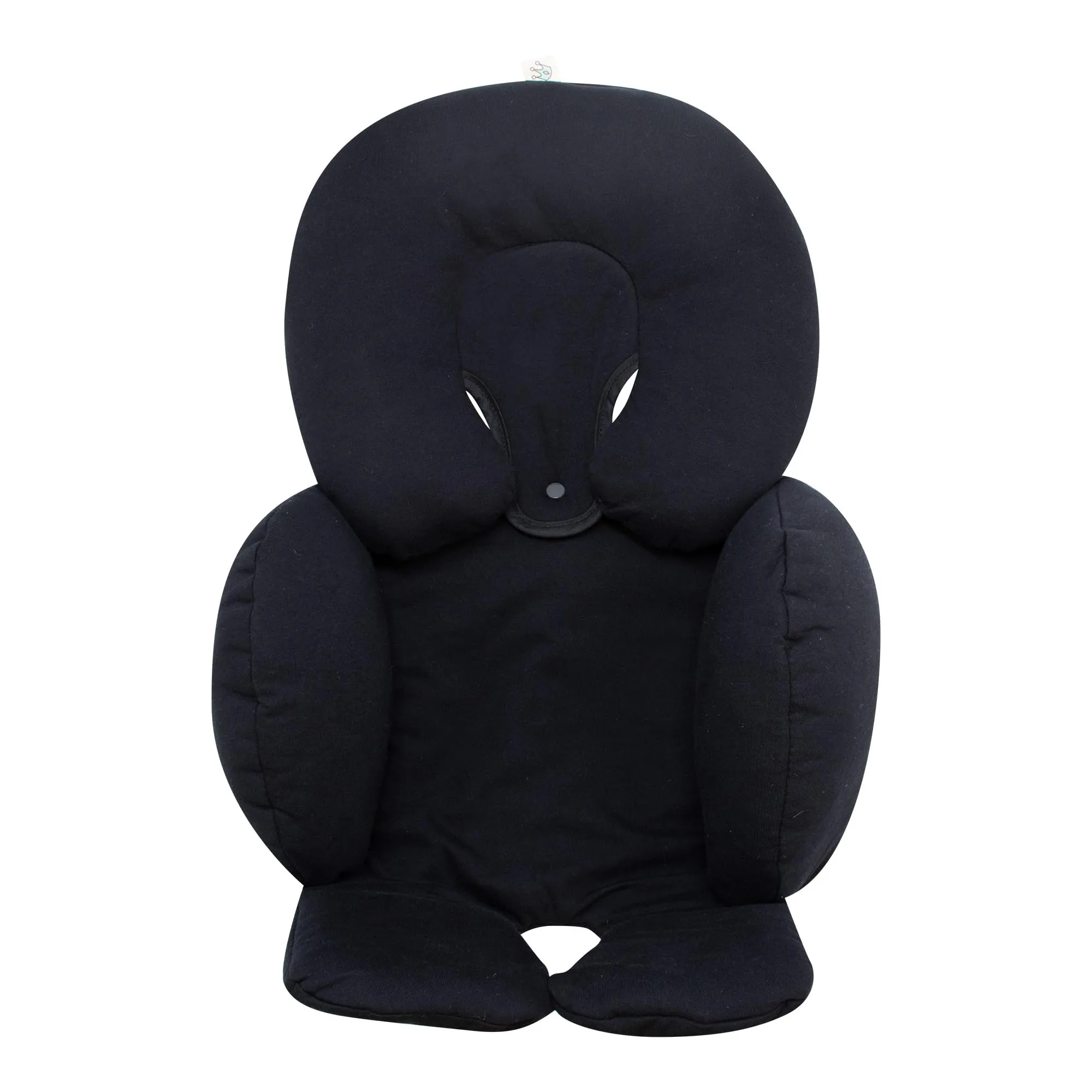JYOKO Riduttore Universale Bebè 3 Pezzi in Cotone Biologico per Passeggino e Seggiolino Auto Gruppo 0, Black Series - immagine 5