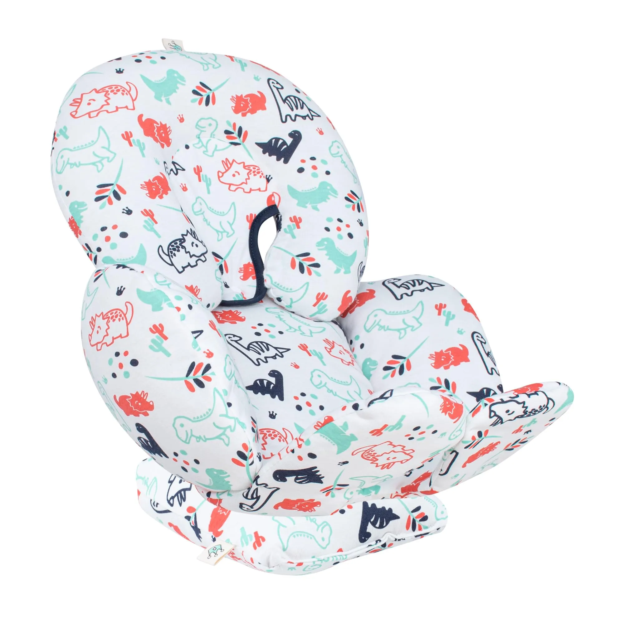 JYOKO Kids Riduttore Antiallergico Universale per Ovetto, Passeggino e Navicella in Cotone, 3 Pezzi (Dino Party) - immagine 4