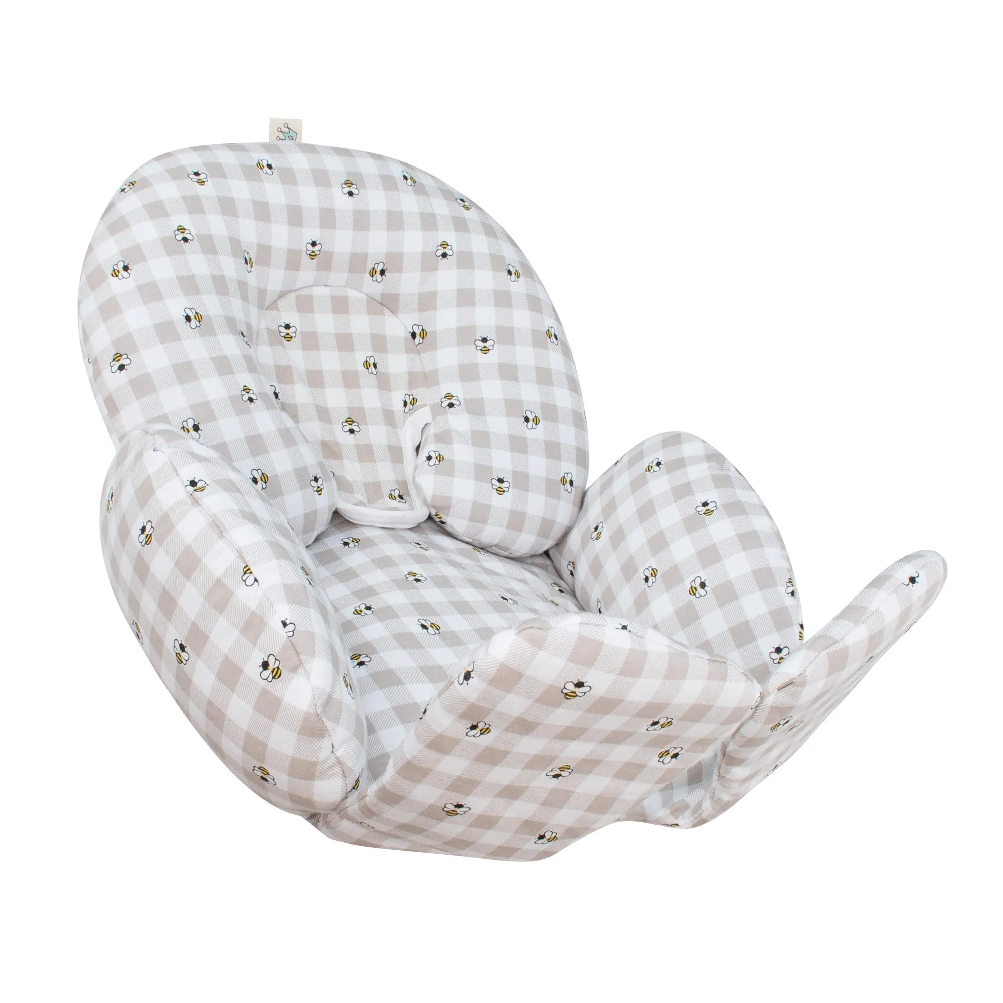 JYOKO Kids Riduttore Antiallergico Universale per Ovetto, Passeggino e Navicella in Cotone, Picnic Vichy, 2 Pezzi - immagine 1