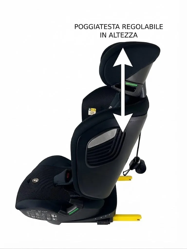 Nania Seggiolino Auto i-Size 76-150 cm Gruppo 1/2/3 (9-36 kg) Isofix, Reclinabile e Pieghevole con Protezione Laterale - immagine 4