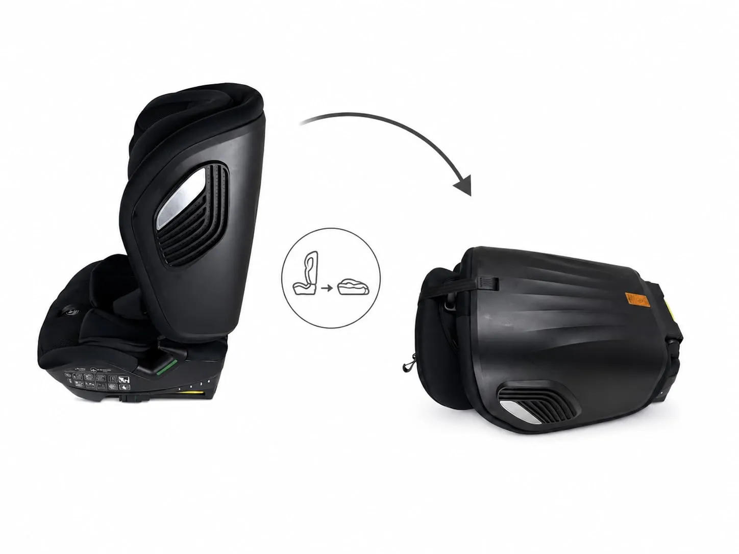 Nania Seggiolino Auto i-Size 76-150 cm Gruppo 1/2/3 (9-36 kg) Isofix, Reclinabile e Pieghevole con Protezione Laterale - immagine 5