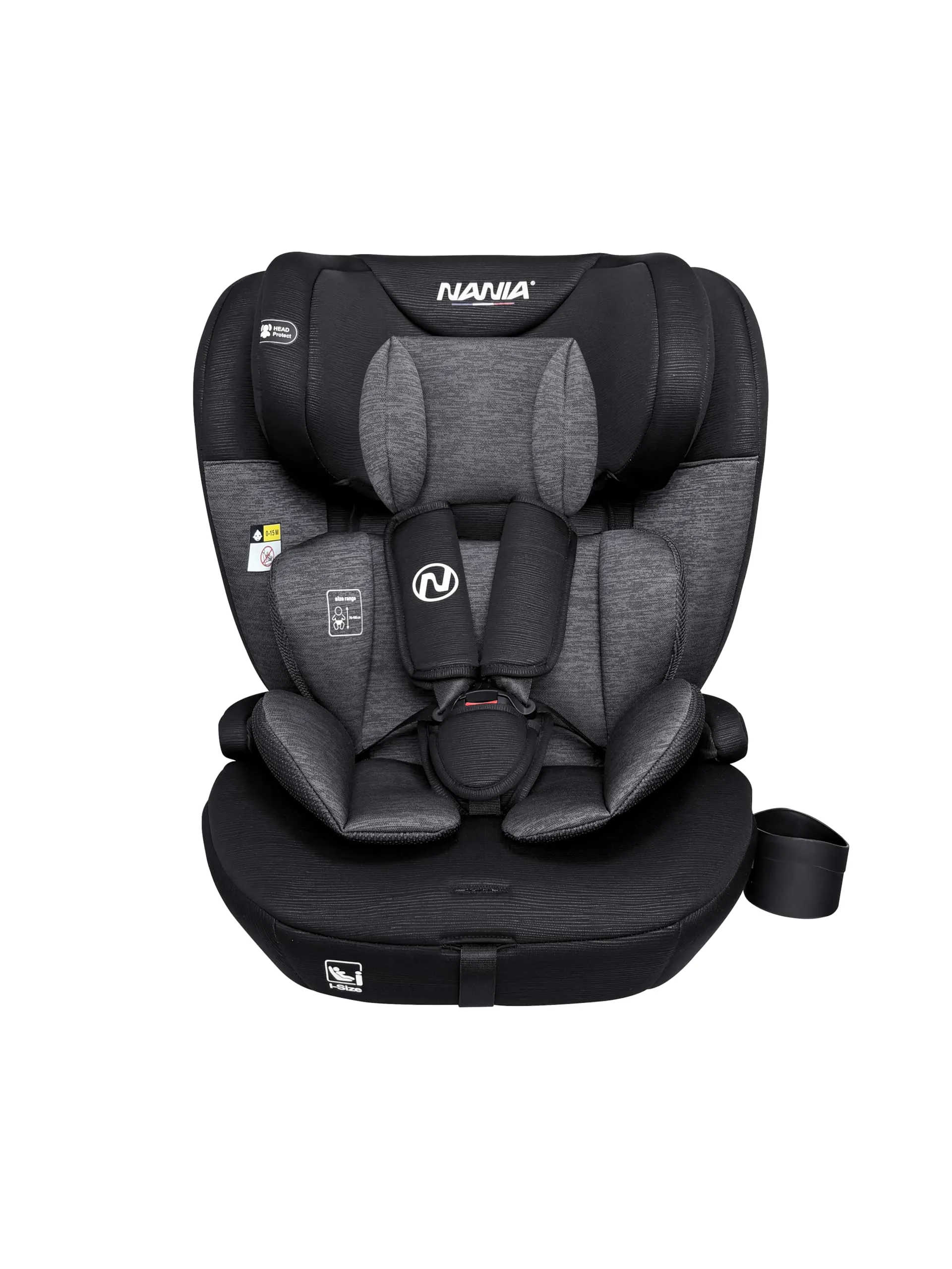 Nania Torino Seggiolino Auto 76-150 cm, 9-36 kg, Poggiatesta Regolabile e Protezione Laterale - immagine 1