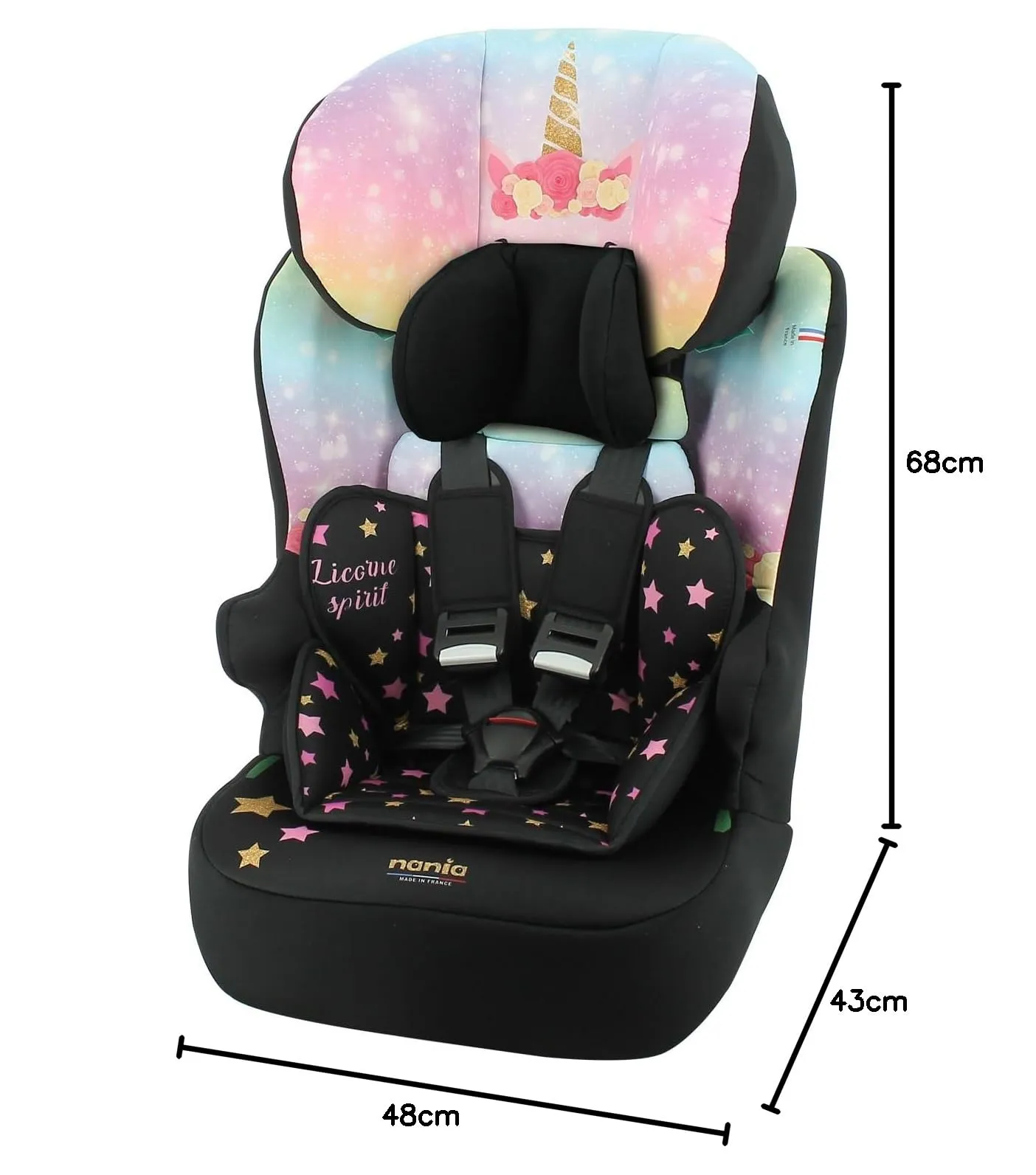 Nania Torino Seggiolino Auto 76-150 cm, 9-36 kg, Poggiatesta Regolabile e Protezione Laterale - immagine 10