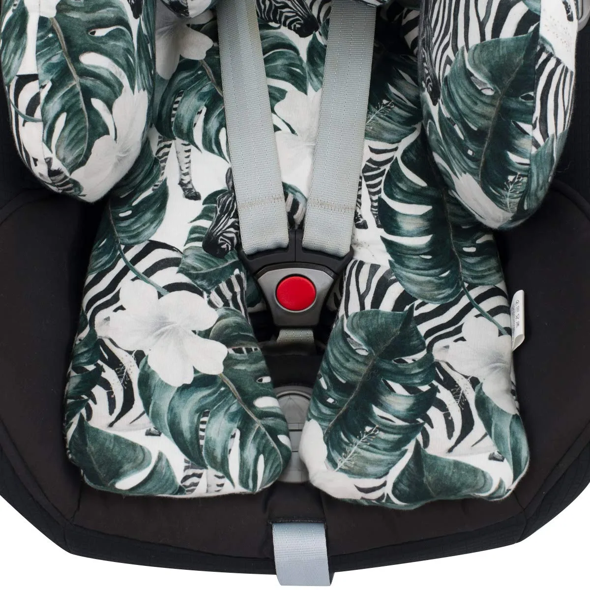 JYOKO Kids Riduttore Antiallergico Universale per Ovetto, Passeggino e Navicella in Cotone, 3 Pezzi - Zebra - immagine 5