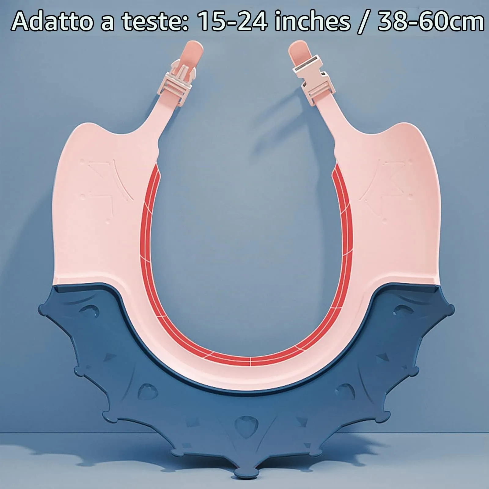 FUSACONY Cappello Doccia per Bambini in Silicone Regolabile - immagine 6