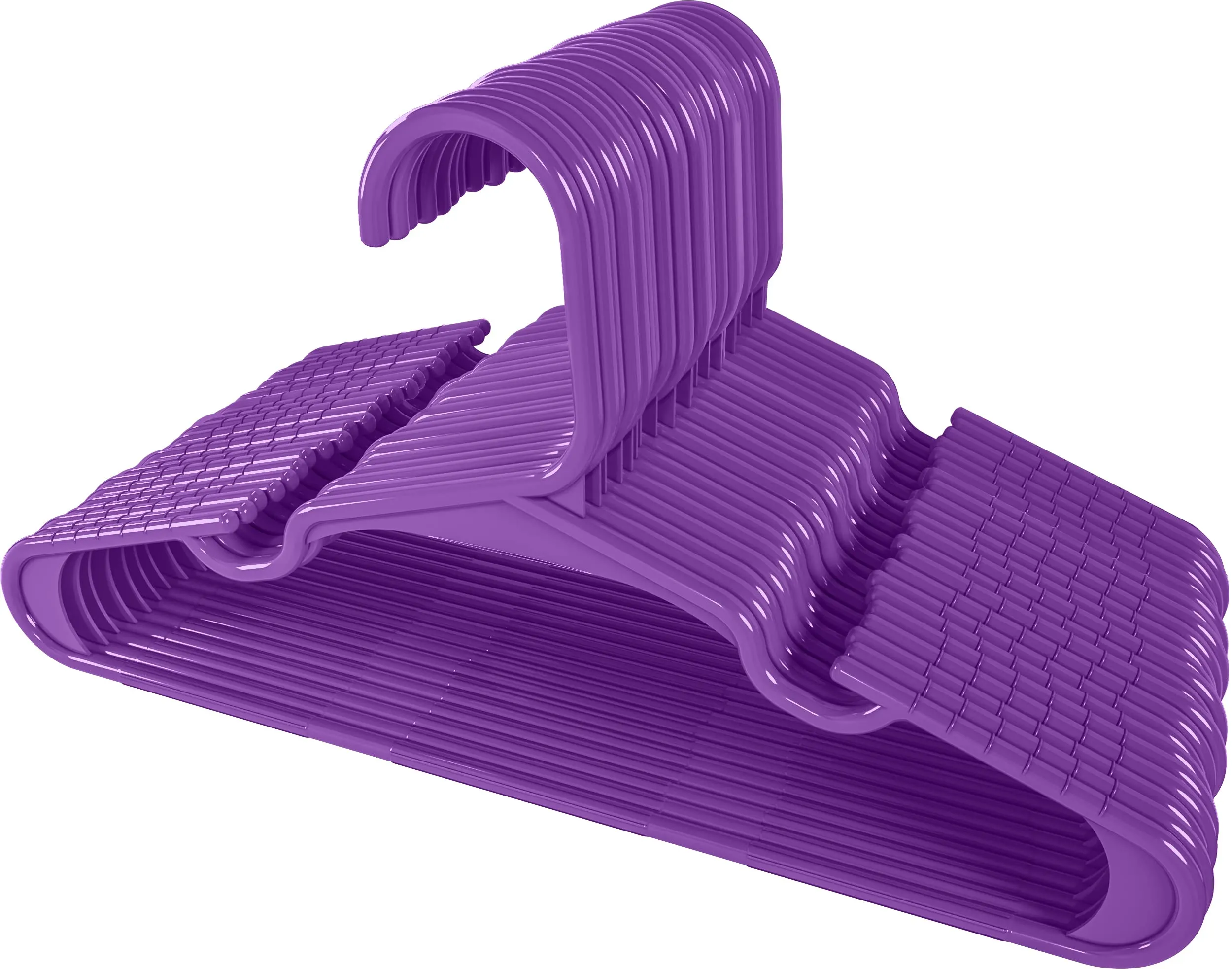 Utopia Home Grucce per bambini in plastica, Confezione da 40, 29,9 cm, Viola - immagine 8
