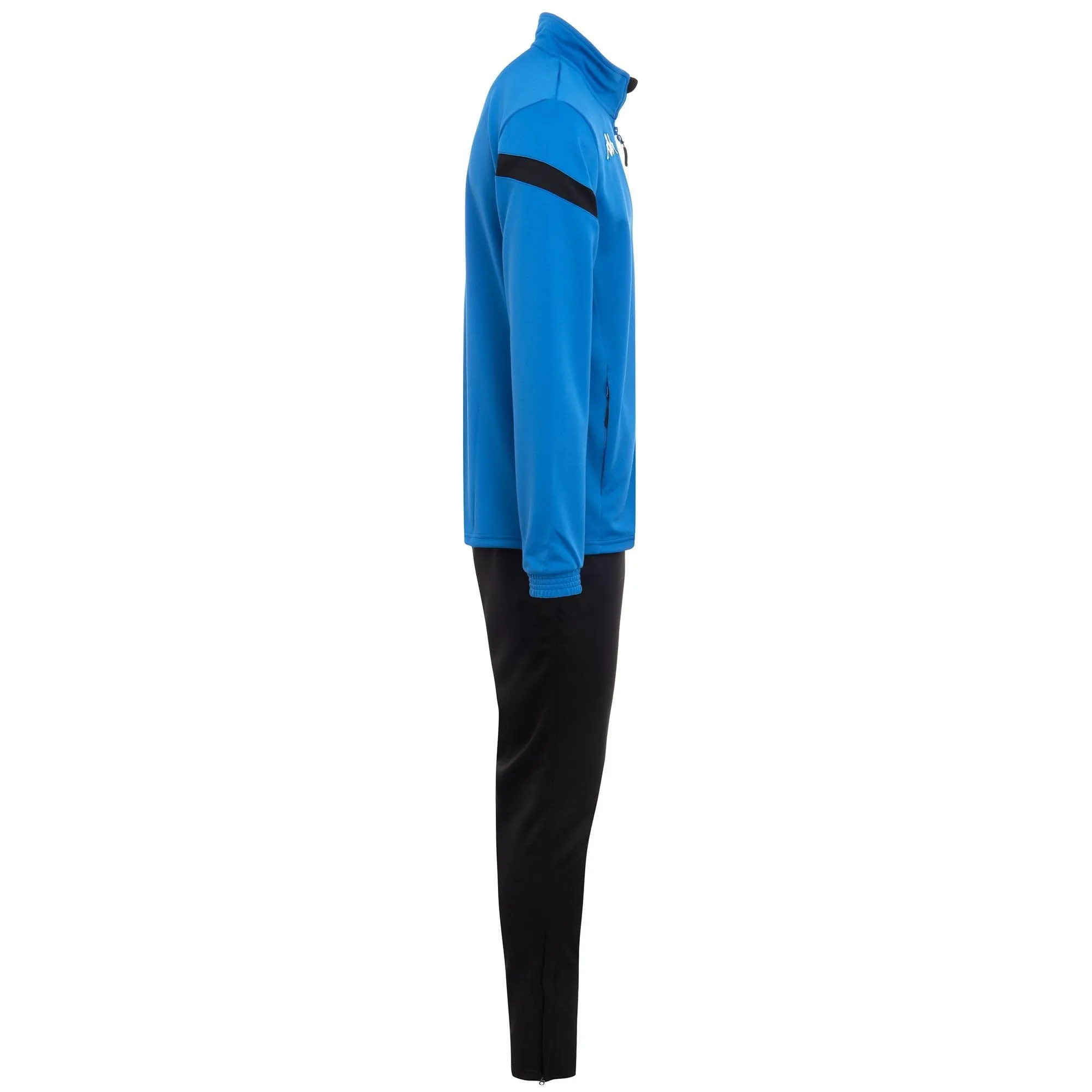 Kappa Dalcito Tuta da ginnastica, Blu / Nero, L Unisex Adulto - immagine 2