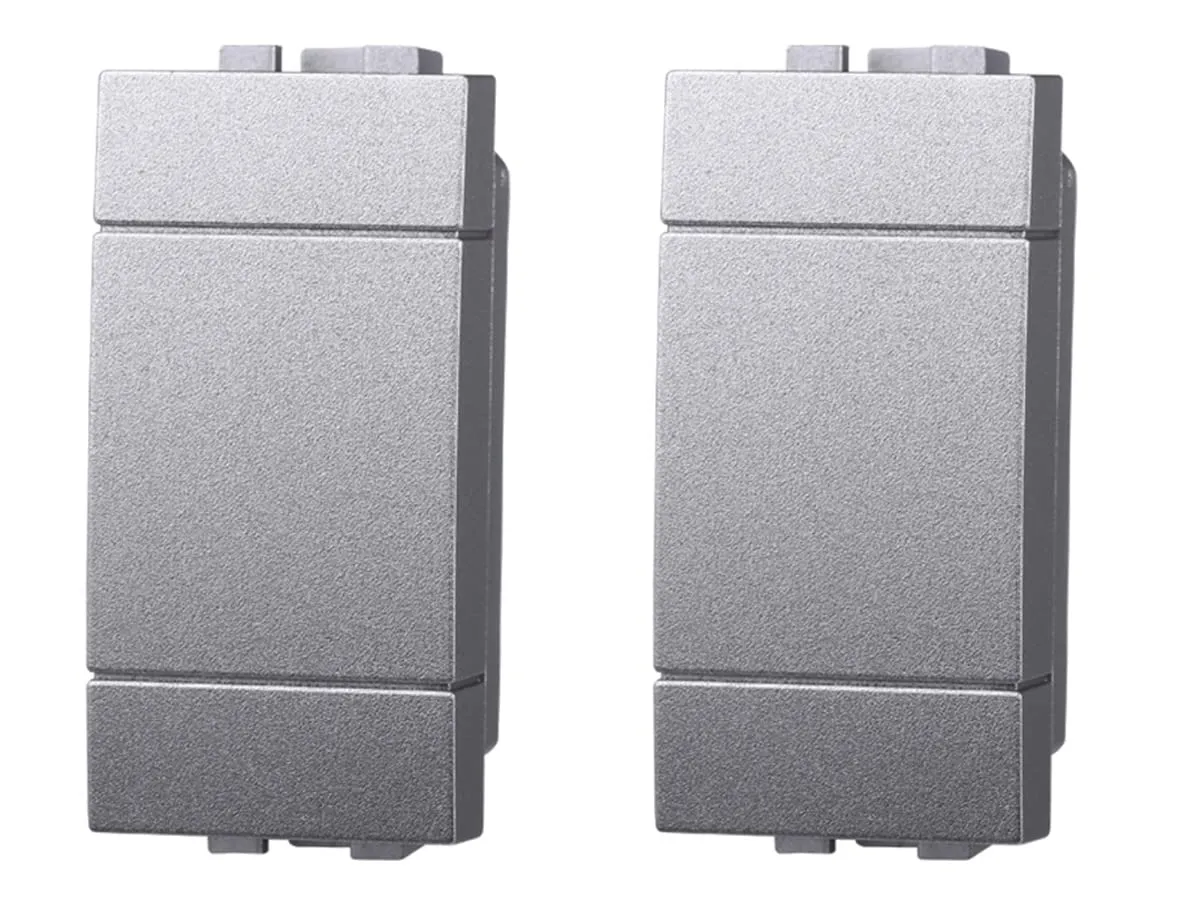 ZOREI Copriforo Falso Polo Compatibile con Bticino Living Light, Grigio, 10 Pezzi - immagine 3