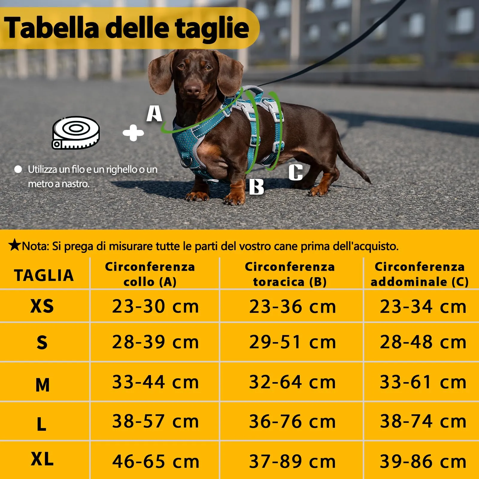 Huntboo Pettorina per Cani a Prova di Fuga, Riflettente, Anti-tiro con Maniglia e Clip per Guinzaglio Anteriore e Posteriore, Blu, Grande - immagine 2