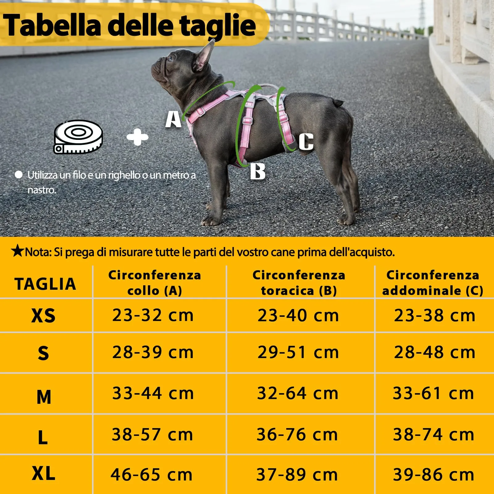 Huntboo Imbracatura a Prova di Fuga Riflettente con Maniglia, Traspirante e Regolabile per Cani di Media Taglia, Rosa, X-Large - immagine 2