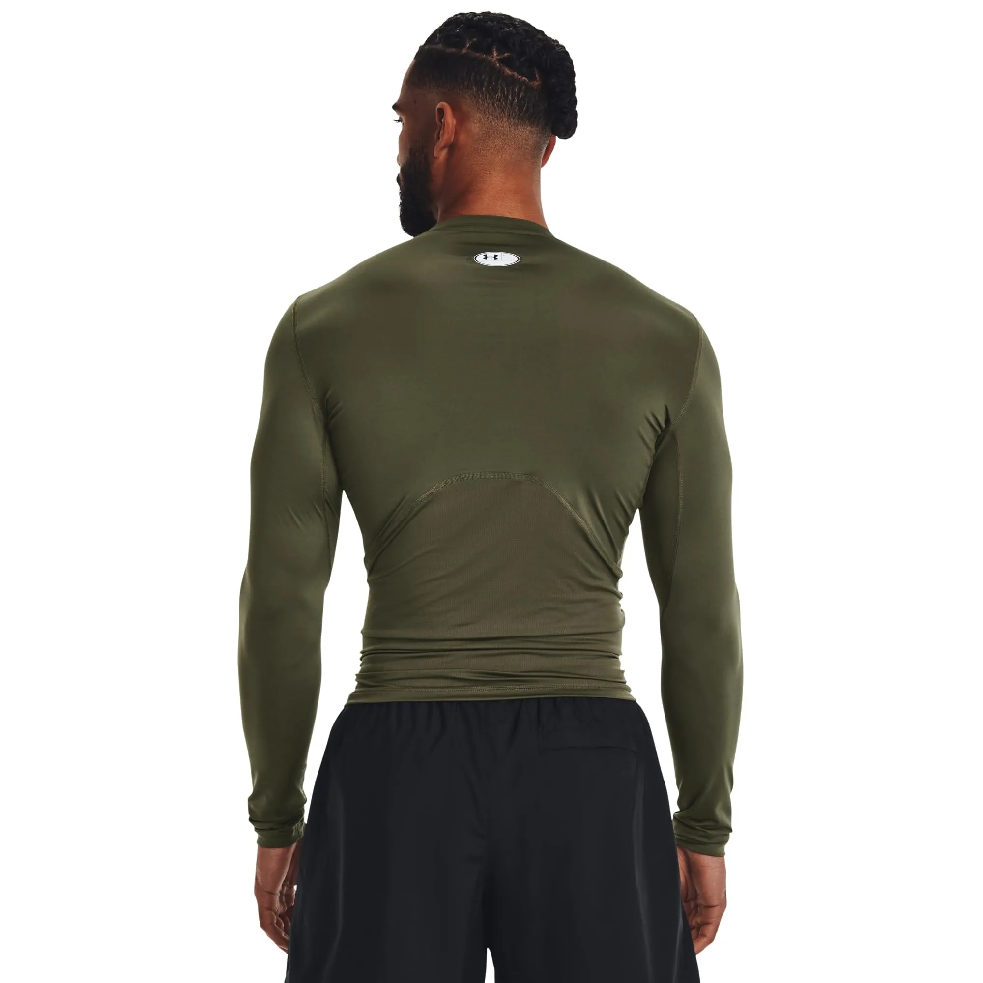 Under Armour UA HG Armour Comp LS Long Sleeve T-Shirt, Marine Od Green, 3XL Men's - immagine 4