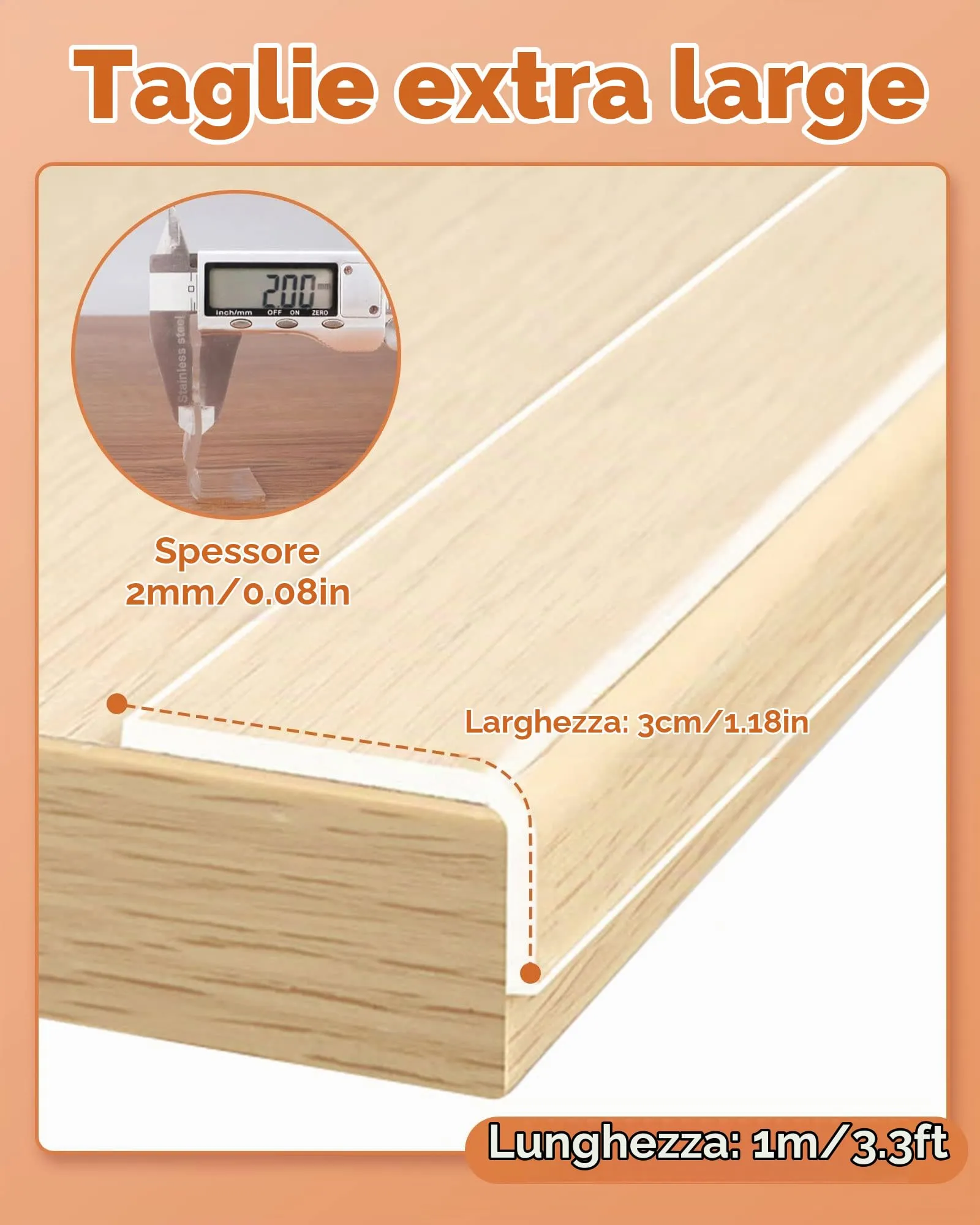 Loiion Paraspigoli per Bambini Trasparente, Nano Tape Adesivo 3cm x 1m - immagine 5