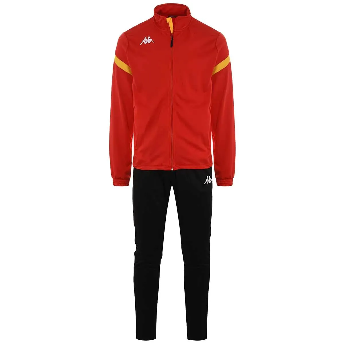 Kappa Dalcito Tuta da Ginnastica, Rosso/Giallo/Nero, S Unisex Adulto - immagine 1