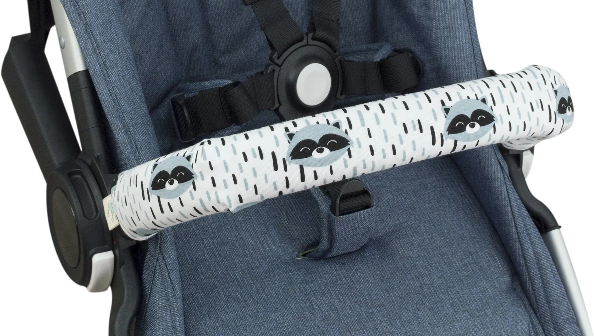 JYOKO KIDS Copri maniglia ringhiera, Raccoon, Passeggino Individuale - immagine 2