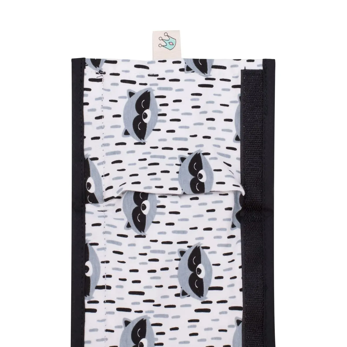 JYOKO KIDS Copri maniglia ringhiera, Raccoon, Passeggino Individuale - immagine 5