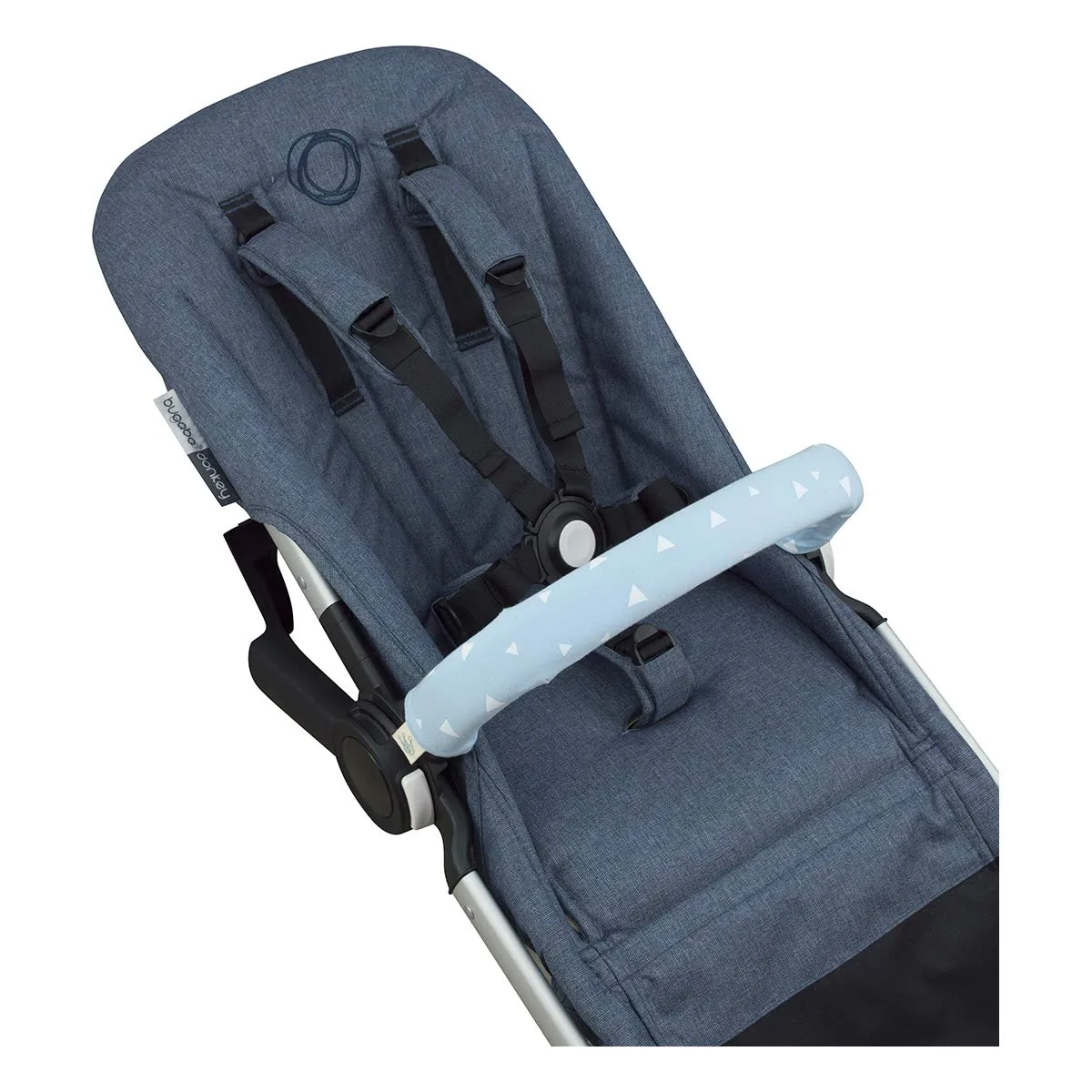 JYOKO KIDS Copri maniglia ringhiera, Blue sparkles, Passeggino Individuale - immagine 2