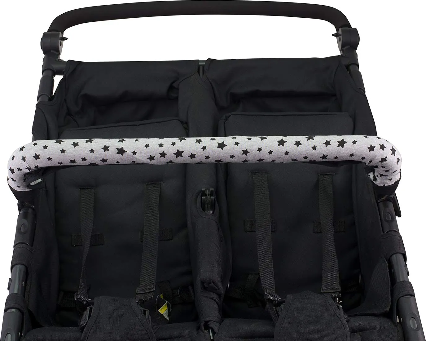 JYOKO Kids Copri maniglia ringhiera Black Star per Passeggino Gemelare - immagine 2