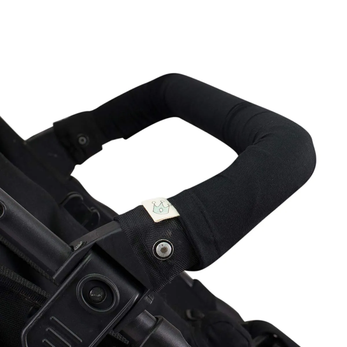 JYOKO KIDS Copri maniglia ringhiera Black Series per Passeggino Gemelare - immagine 1