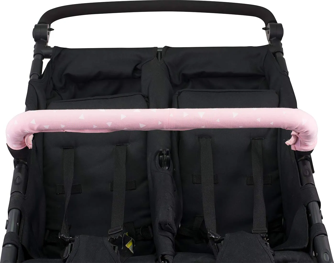 JYOKO Kids Copri maniglia ringhiera per Passeggino Gemelare - Pink Sparkles - immagine 2