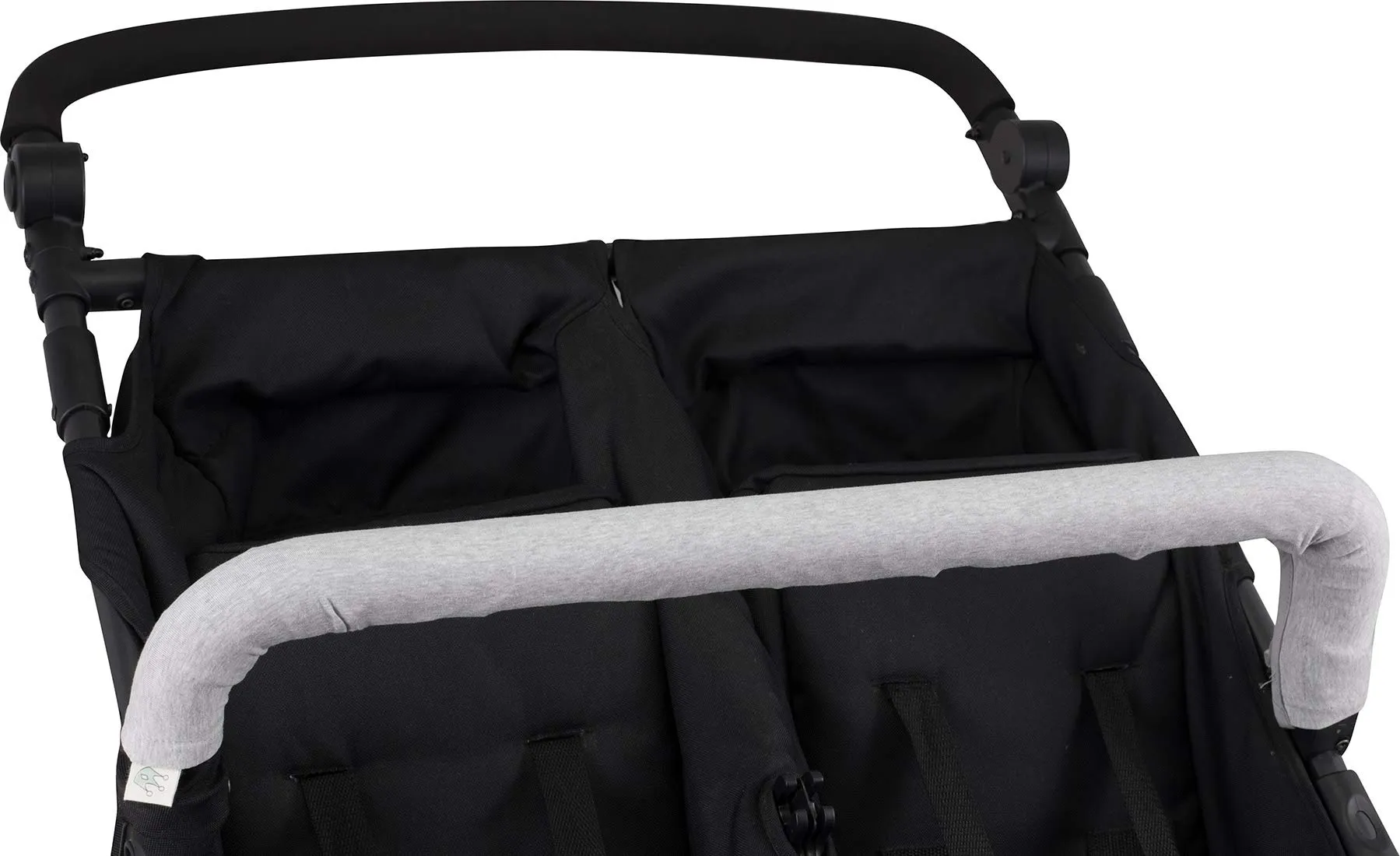 JYOKO Kids Copri maniglia ringhiera per Passeggino Gemelare - Grey Stone - immagine 3