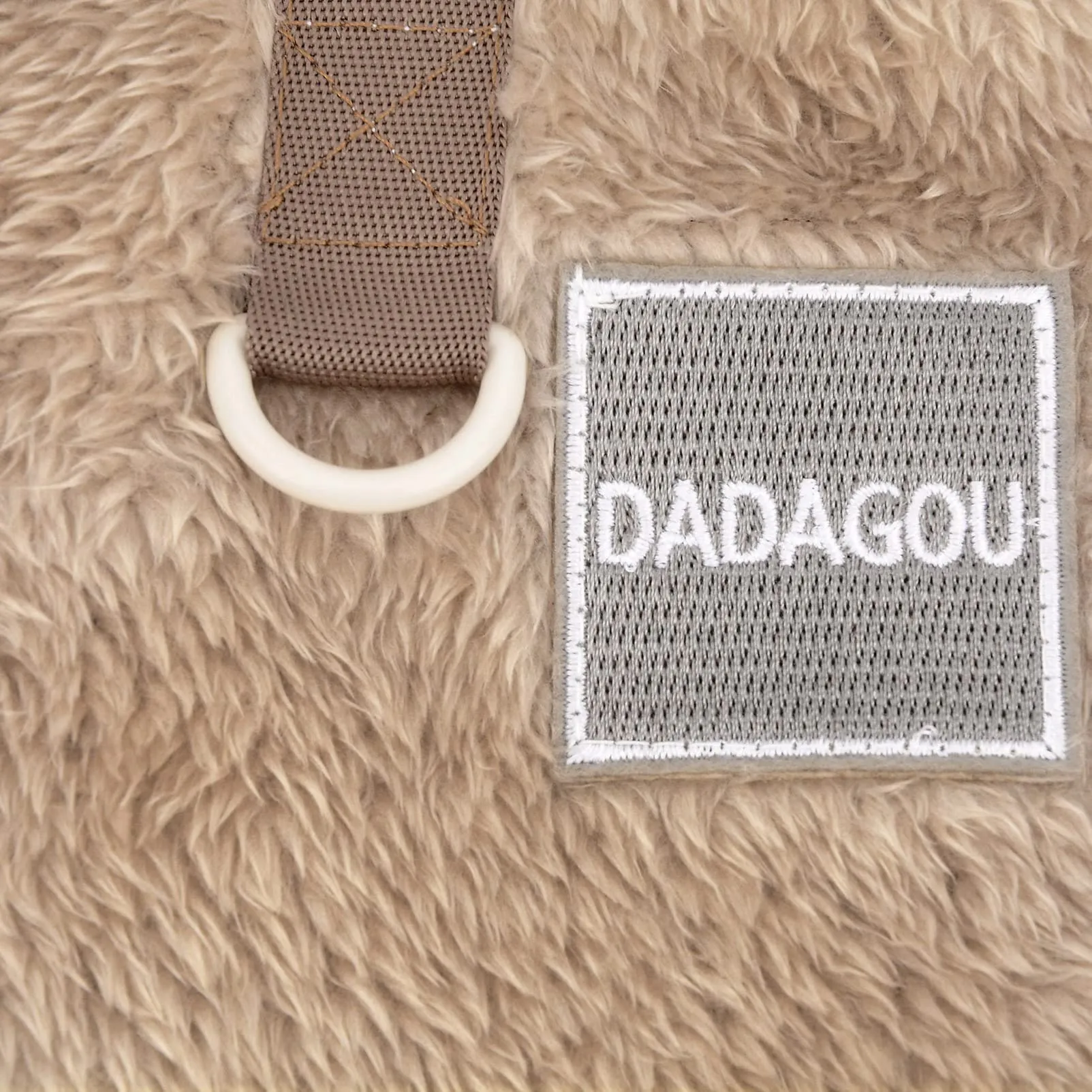 SMALLLEE_LUCKY_STORE Pet Sherpa Fleece Turtleneck Sweater with D-Ring for Small Dogs and Cats, Brown, XL - immagine 8