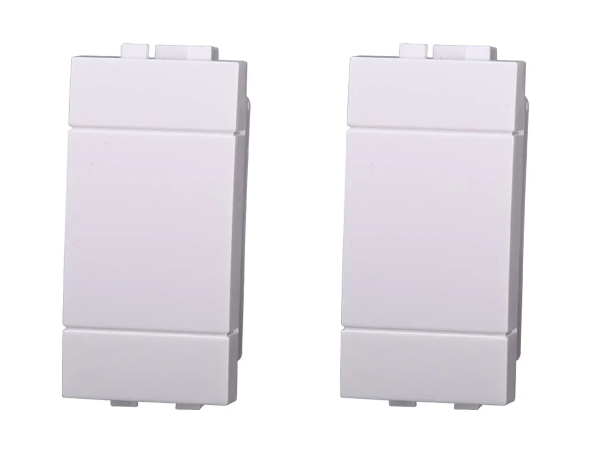ZOREI Copriforo Falso Polo Compatibile con Bticino Living Light, Bianco, 10 Pezzi - immagine 3