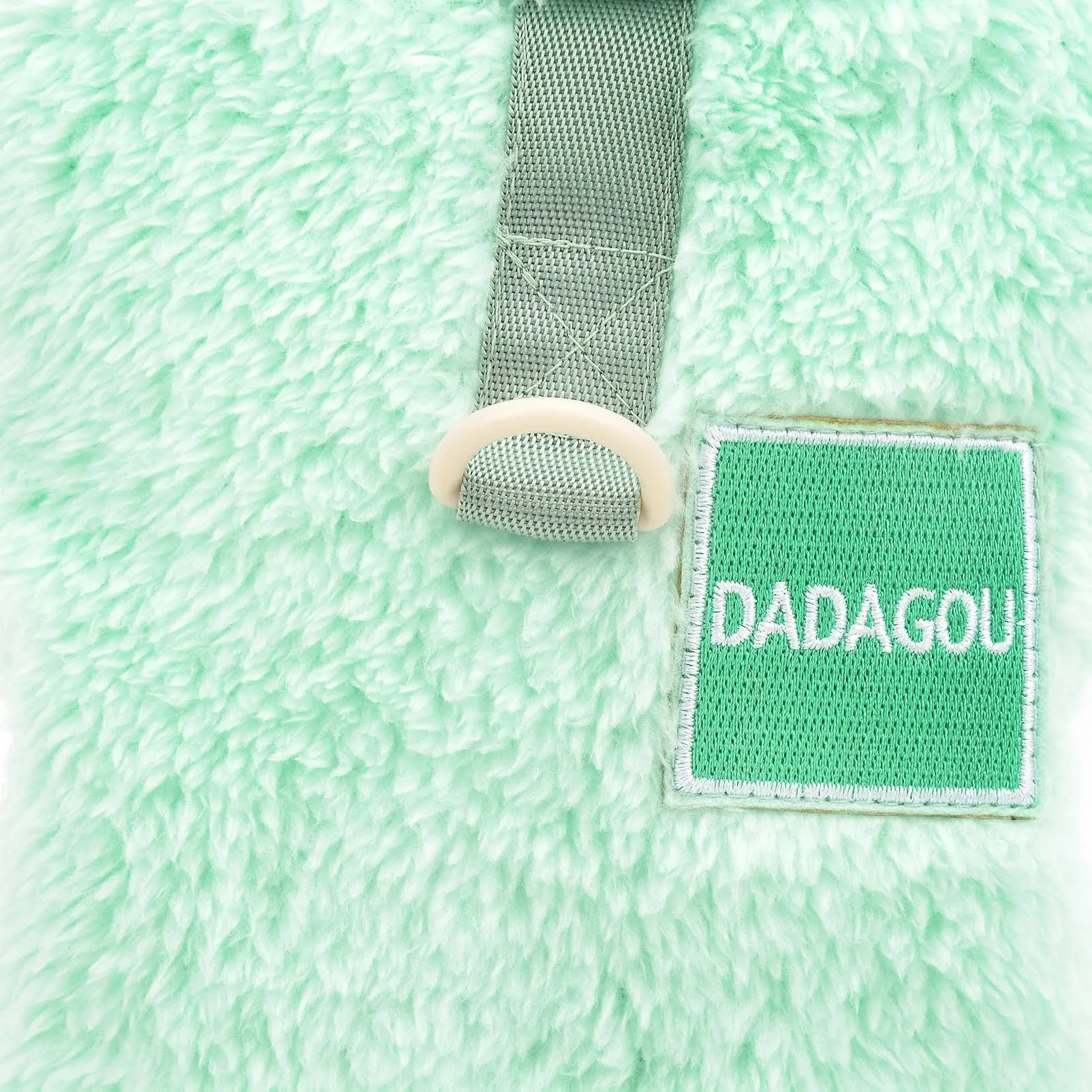 SMALLLEE_LUCKY_STORE Pet Sherpa Turtleneck Fleece Sweater with D-Ring for Small Dogs and Cats, Green, XXL - immagine 8