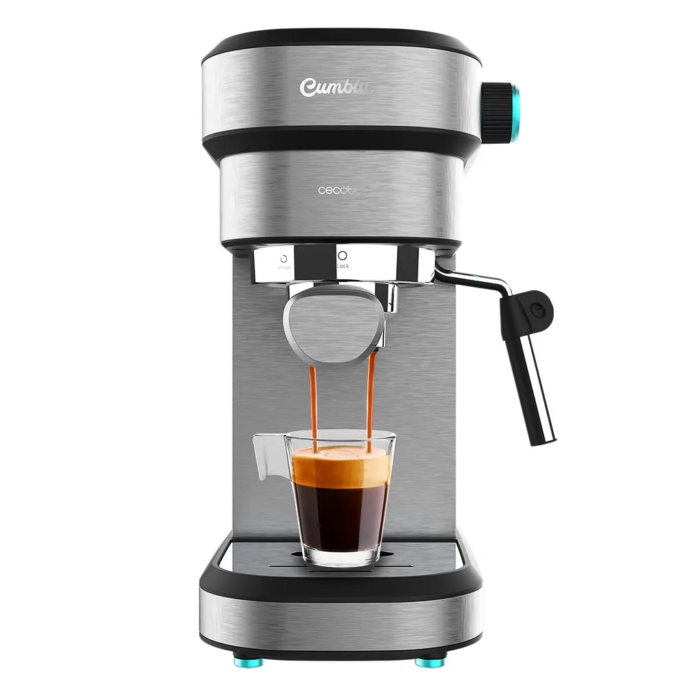 Cecotec Cafelizzia 890 Macchina da Caffè Espresso Grey, 1350 W, 20 Bar, Sistema Thermoblock, Vaporizzatore Orientabile, Capacità 1,2 L - immagine 1