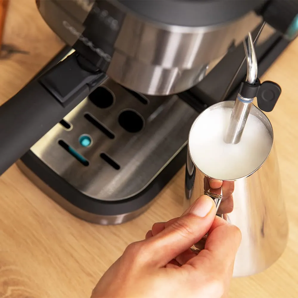 Cecotec Cafelizzia 890 Macchina da Caffè Espresso Grey, 1350 W, 20 Bar, Sistema Thermoblock, Vaporizzatore Orientabile, Capacità 1,2 L - immagine 4