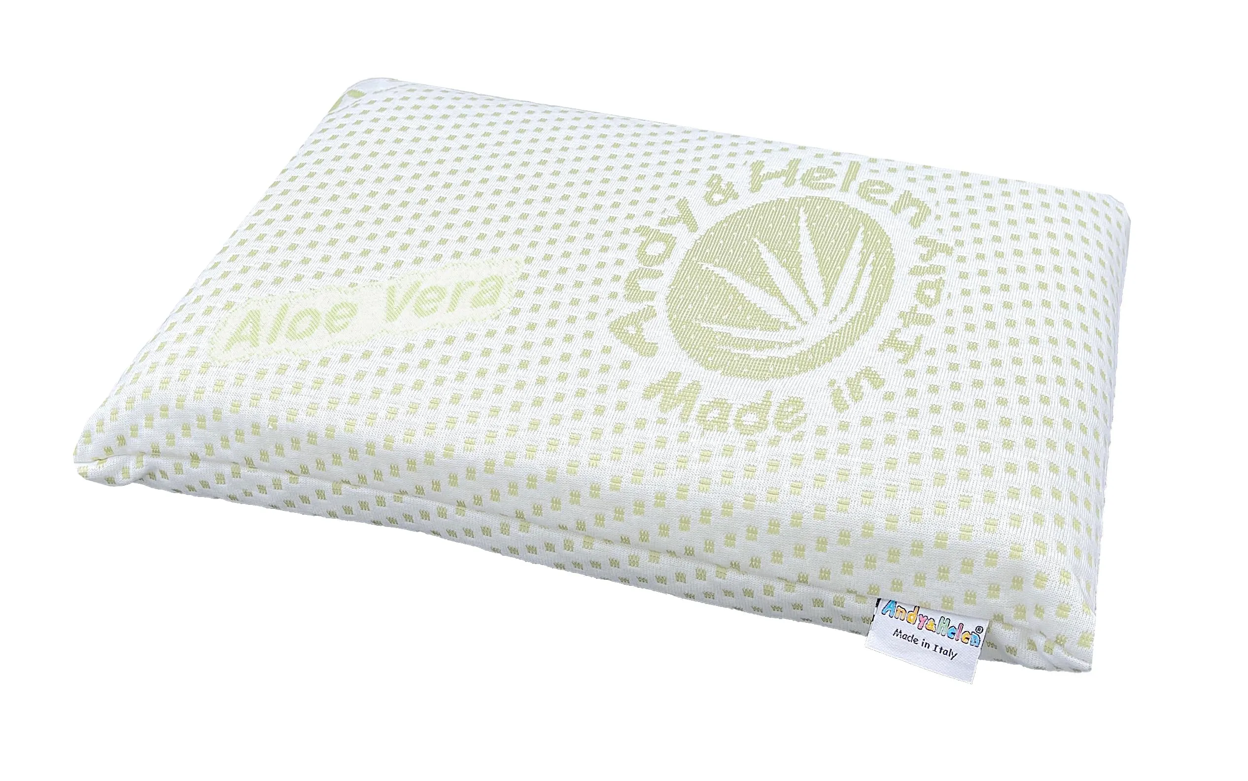ANDY & HELEN Cuscino Culla/Carrozzina Antisoffoco con Aloe Vera, 31x21x3 cm - immagine 2