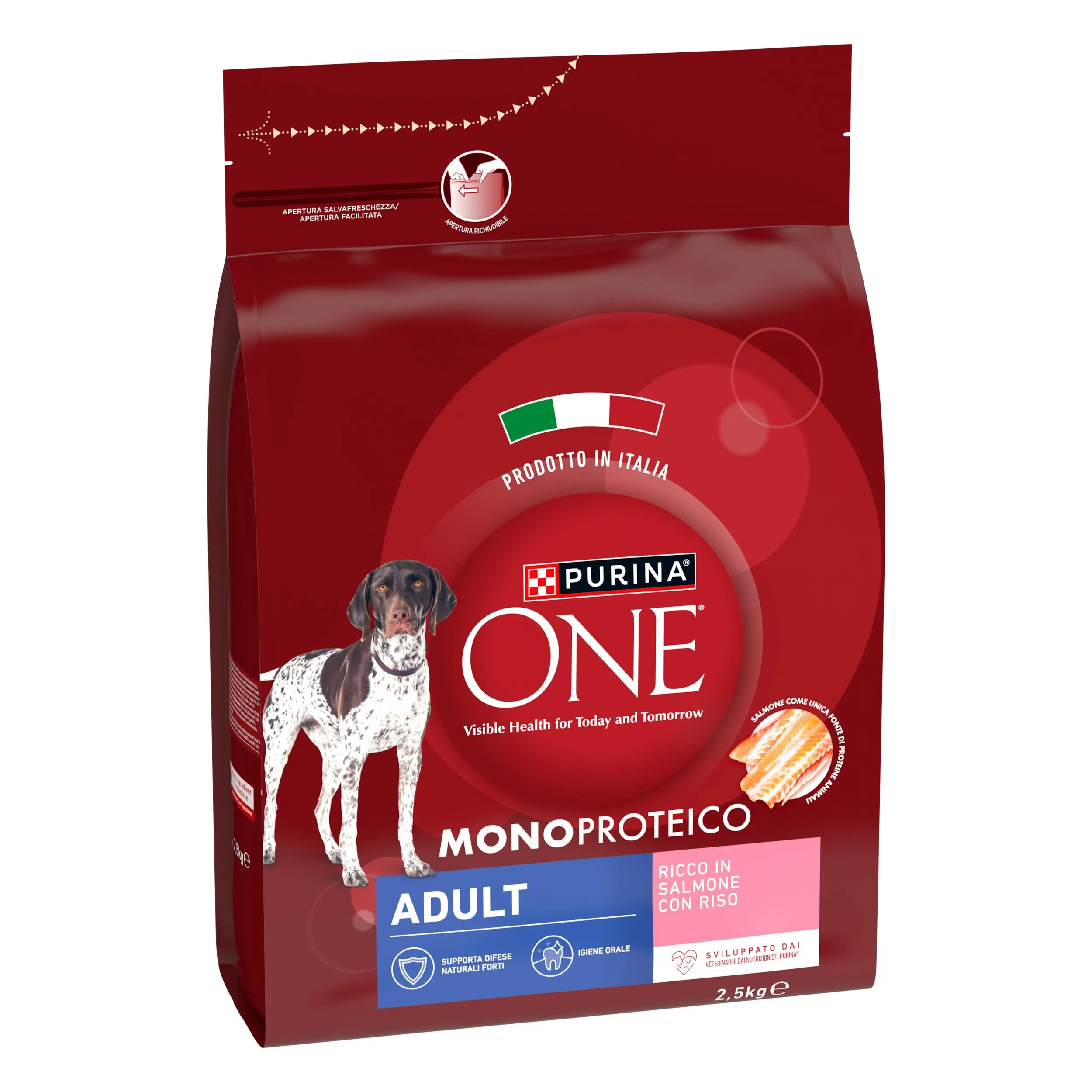 Purina One Monoproteico Crocchette per Cani Adulti Pollo e Riso 4 x 2.5kg - immagine 2