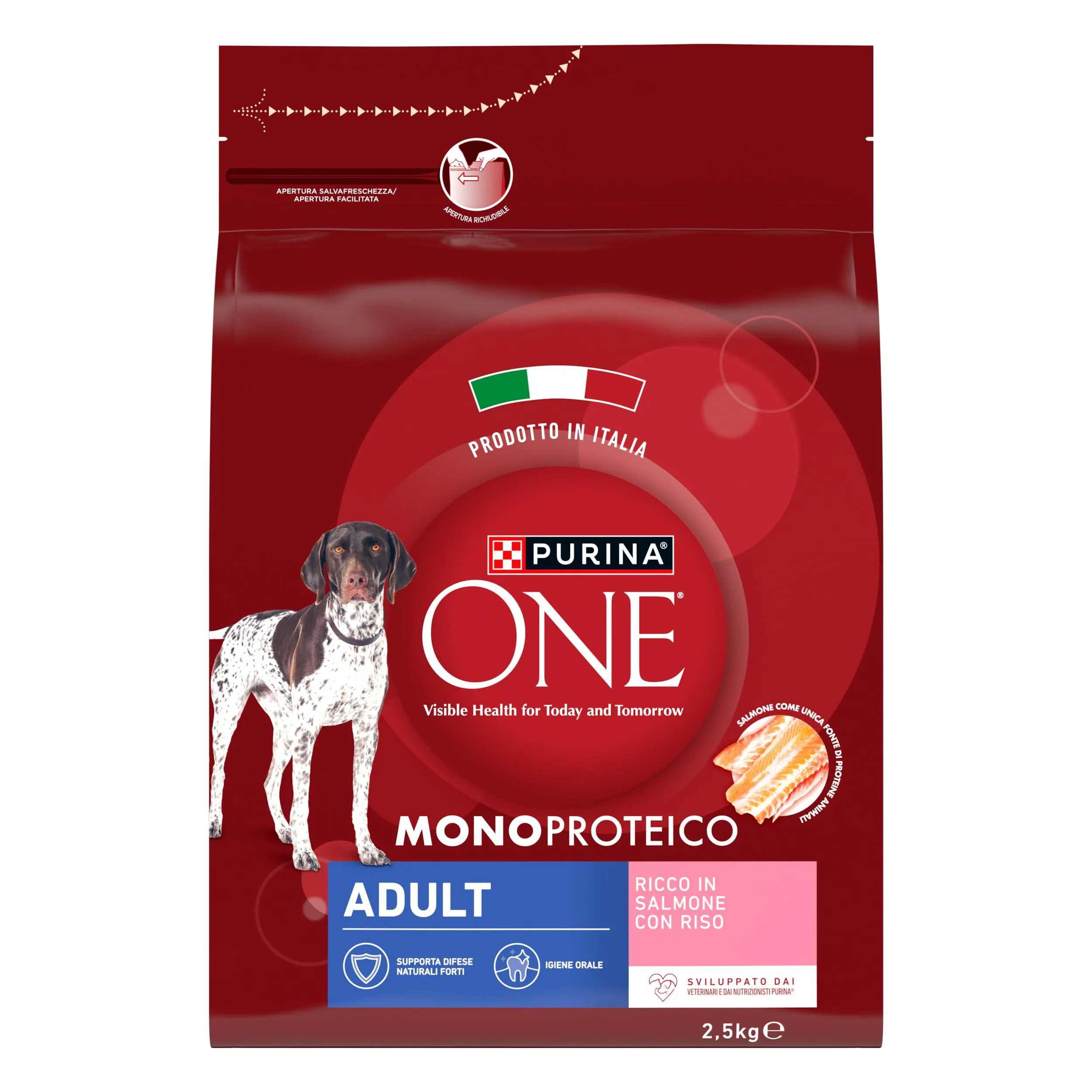 Purina One Monoproteico Crocchette per Cani Adulti Pollo e Riso 4 x 2.5kg - immagine 5