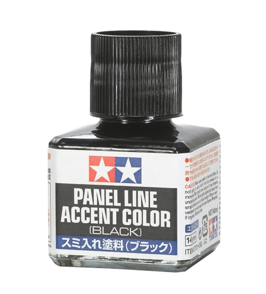 Tamiya 87131 Panel Line Accent Color - Black - immagine 1