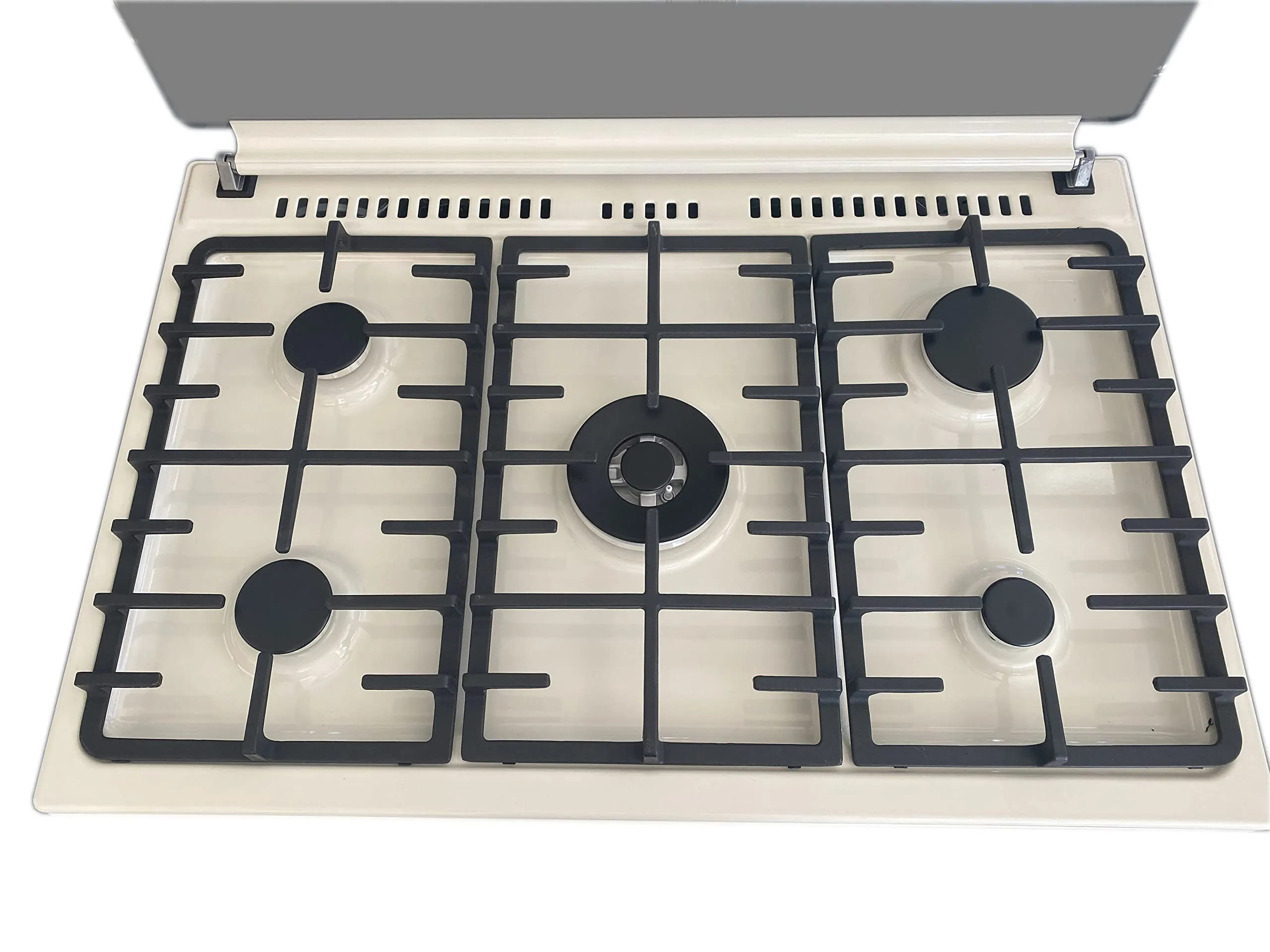 Lar.el Cucina Rustica 90x60 cm con Forno a Gas, 5 Fuochi, Griglie in Ghisa e Accensione Elettronica (Metano/GPL) - CUC.L90GR - immagine 2