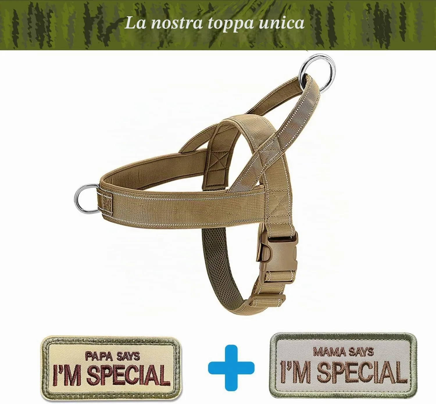 Eeyfarog Pettorina No Pull Riflettente e Regolabile per Cani, XL, BN - immagine 8