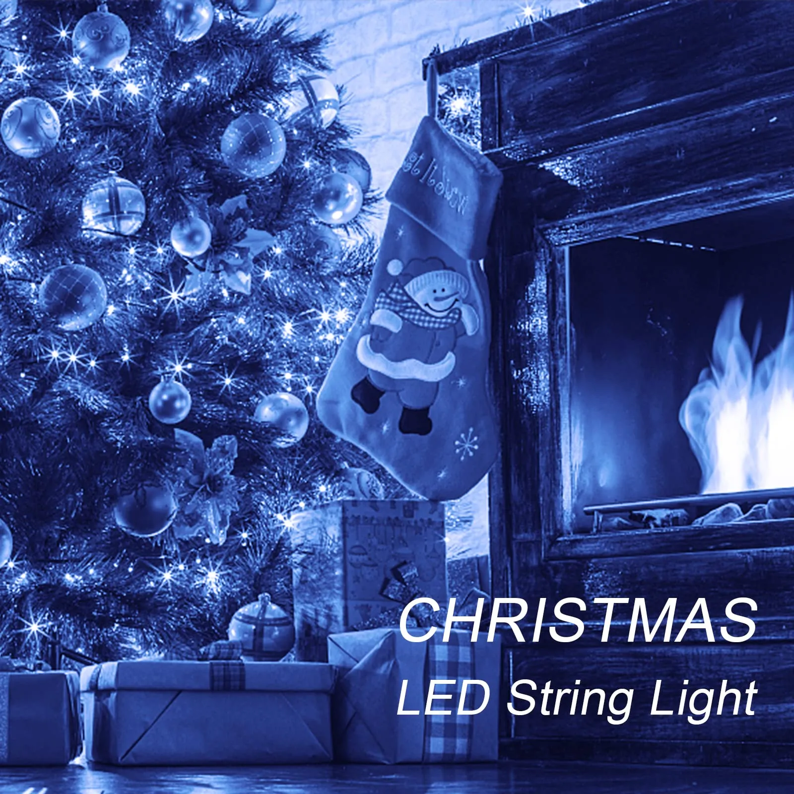 Jsdoin Lucine LED Decorative a Batteria, 5M 50 LED Filo Luci Natale, Bianco Freddo, 2 Pcs 5m50leds - immagine 6