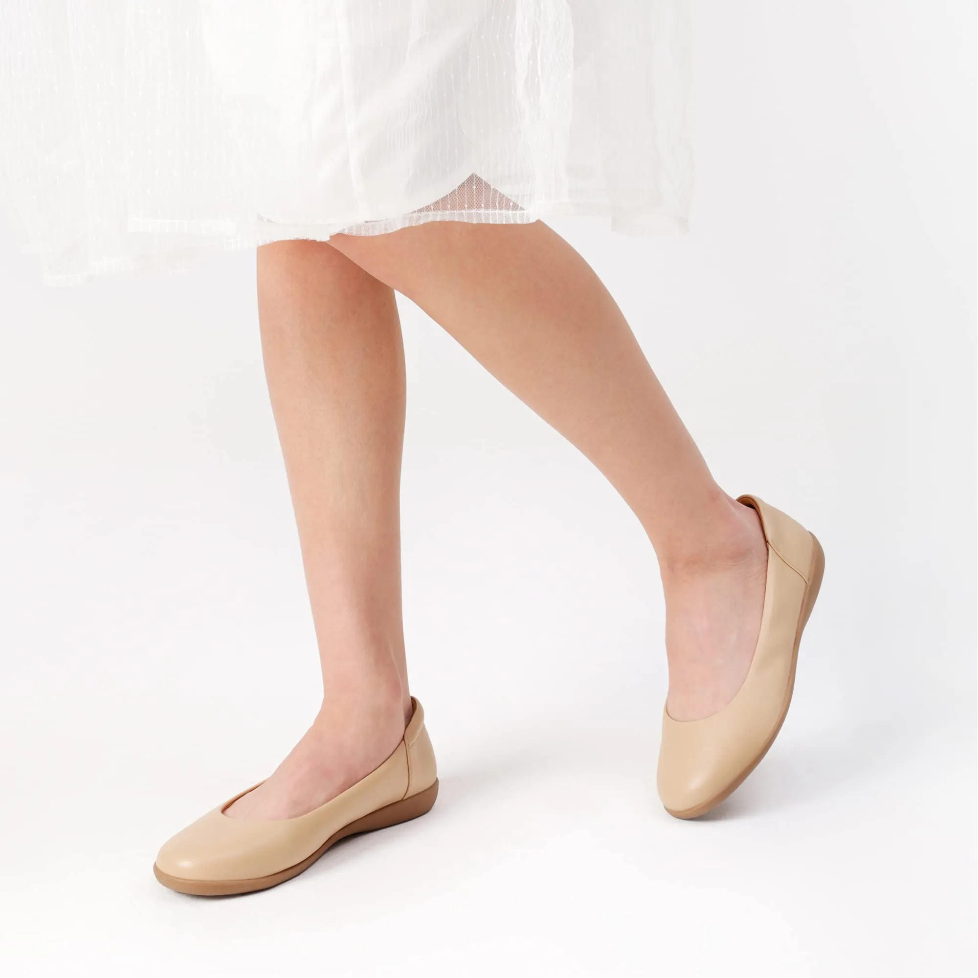 Dream Pairs Ballerine Donna Classiche, Nudo, 40 EU - immagine 6