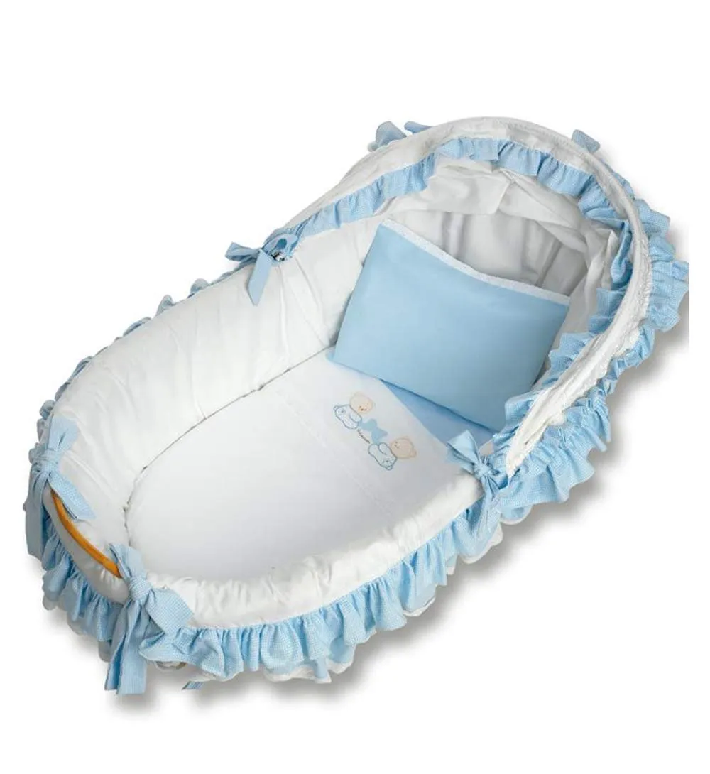 Andy & Helen Cuscino Culla e Carrozzina Antisoffoco in Cotone OEKO-TEX, 31x21x3 cm - immagine 2