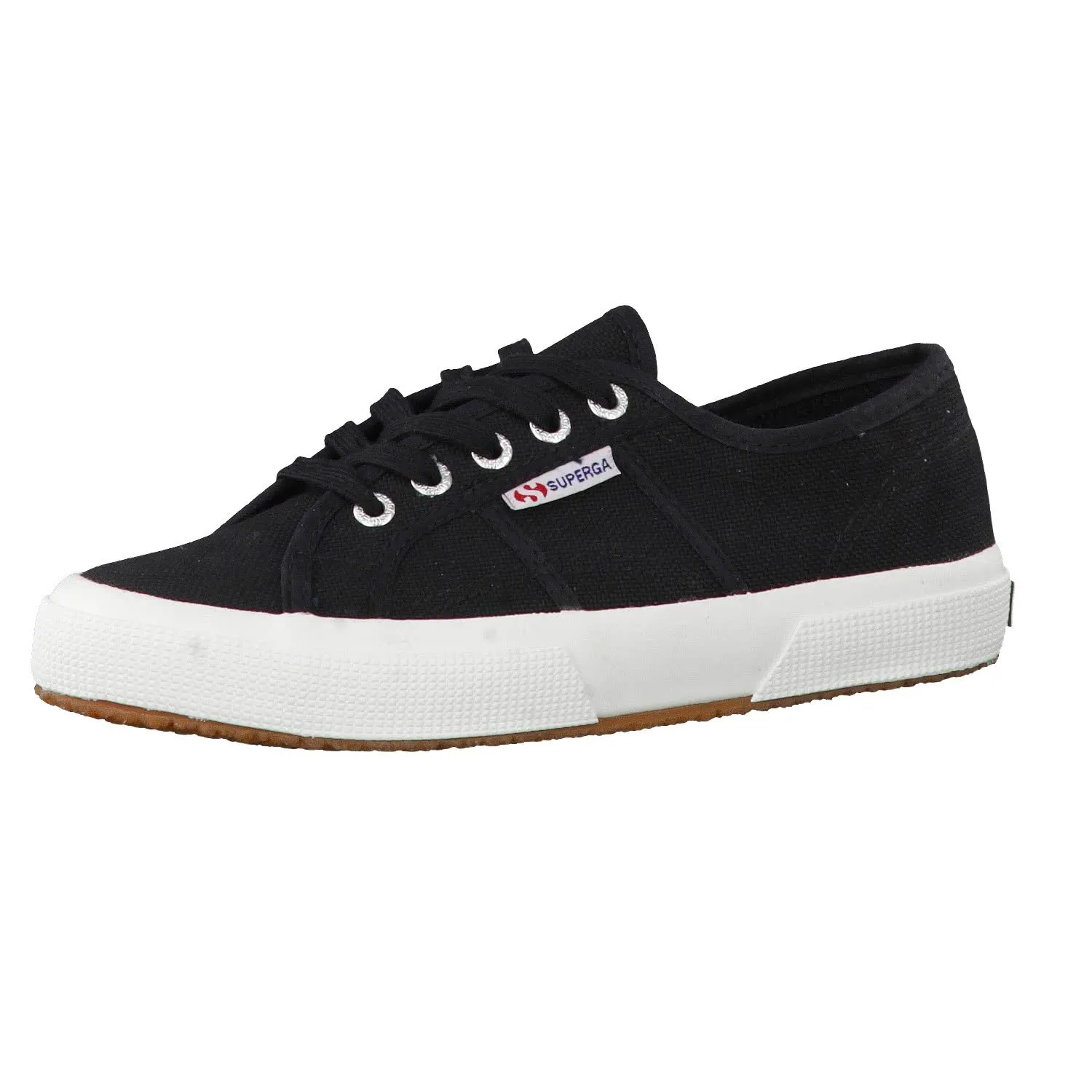 Superga 2750-cotu Classic Scarpe da Ginnastica Basse Unisex, Nero Black White, 43 EU - immagine 1
