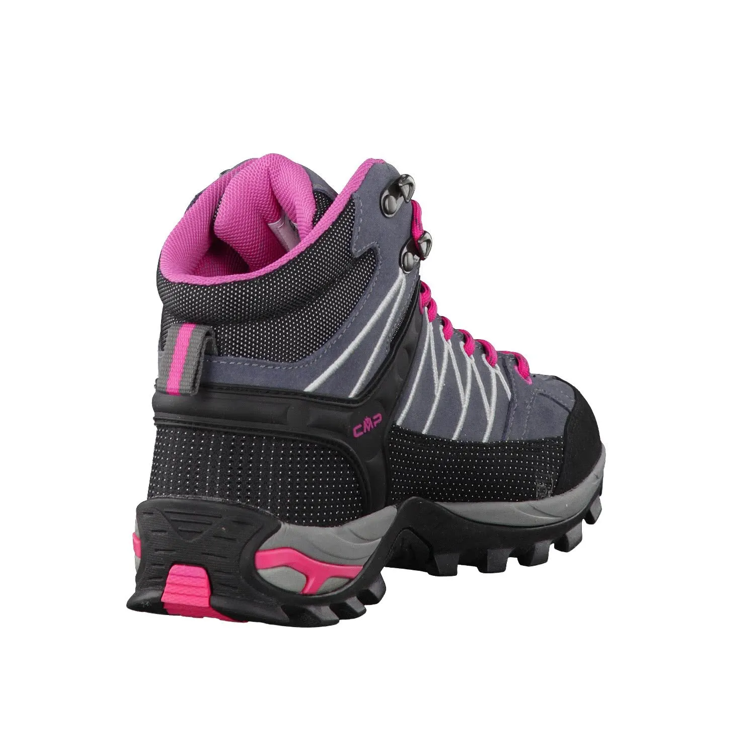 CMP Rigel Mid Women's Trekking Shoes WP, Grey Fuxia Ice, 38 EU - immagine 6